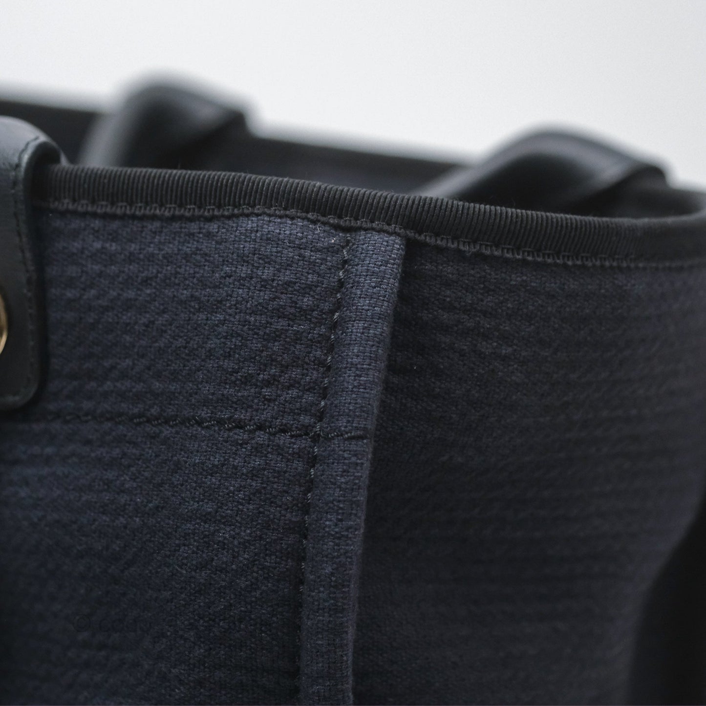 Chanel New Small Deauville Navy Canvas