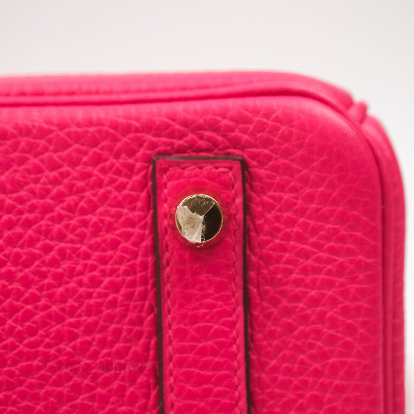 Hermès Birkin 30 Retourne I6 Rose Extrême Clemence Gold Hardware