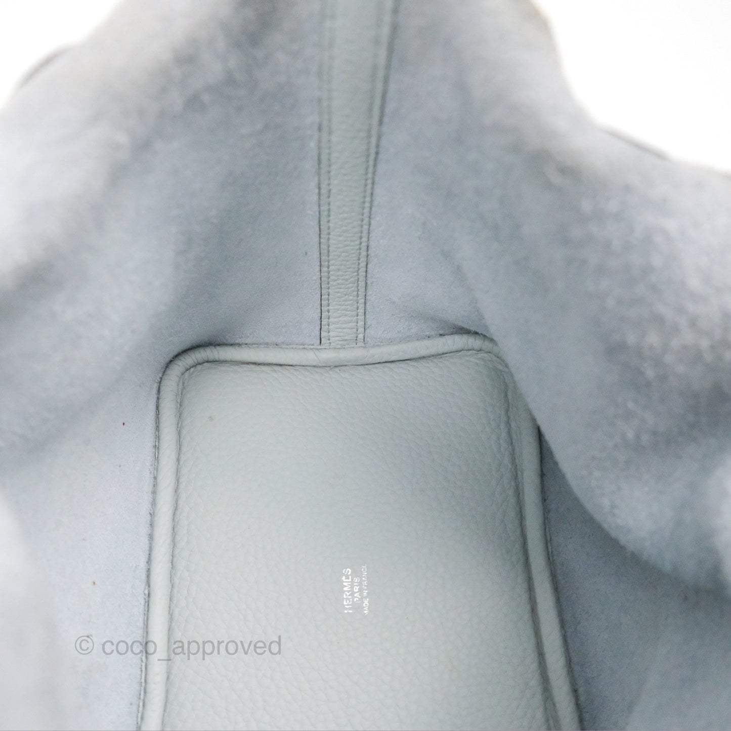 Hermès Picotin Lock 18 Bleu Pale Taurillon Clemence Palladium Hardware