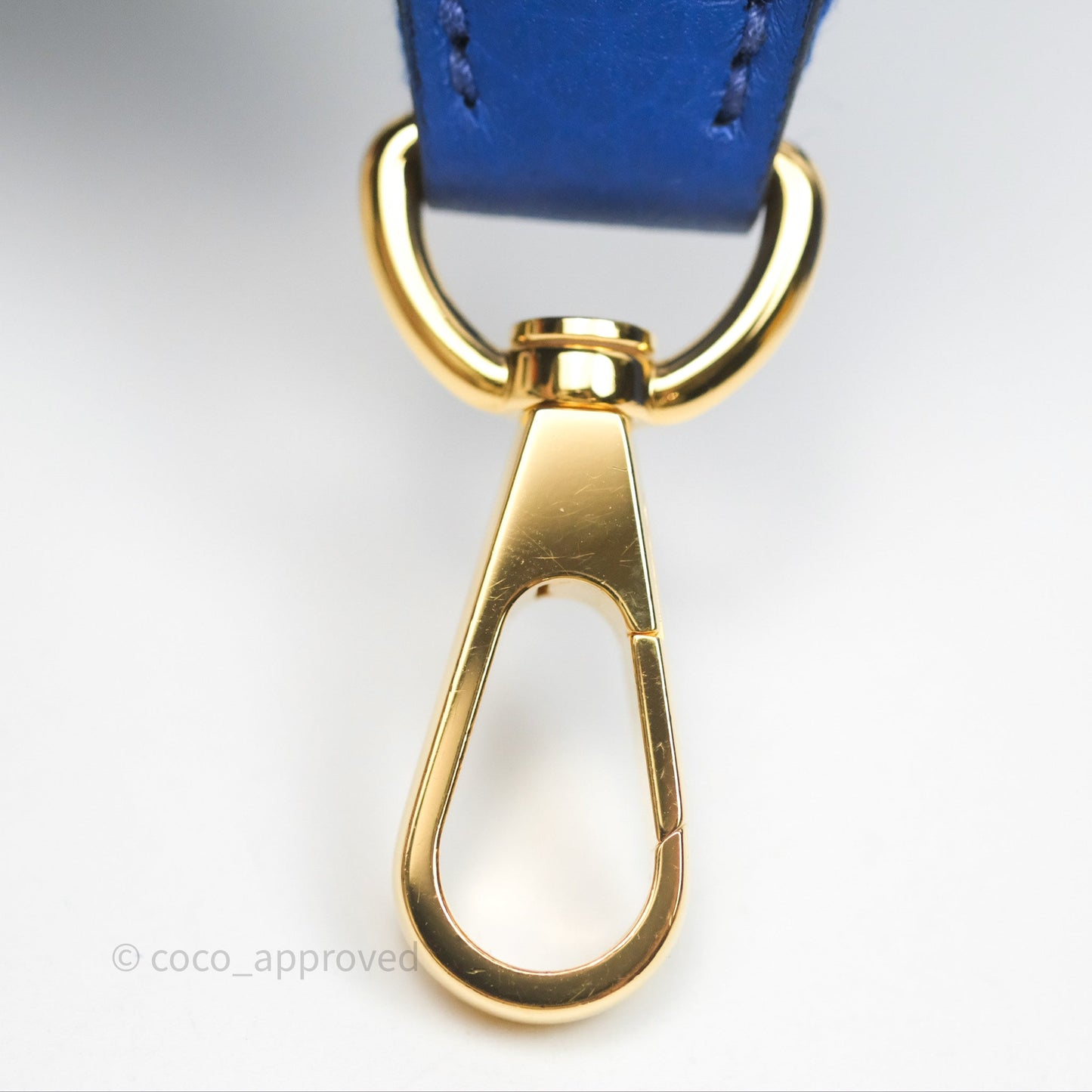 Hermès Mini Evelyne 16 Bleu Royal O8 Clemence Gold Hardware