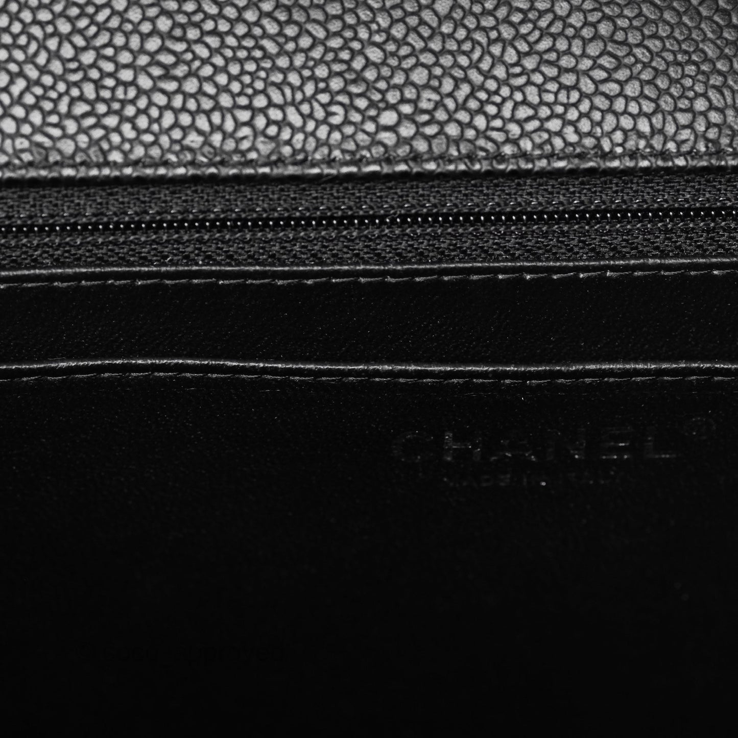 Chanel Maxi Single Flap Quilted Black Caviar Silver Hardware