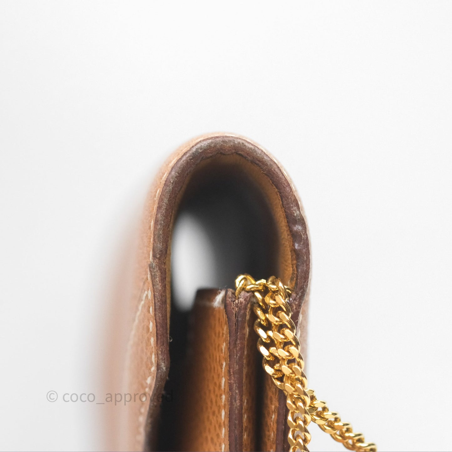 Hermès Vintage Lydie Gold Bag Gold Hardware