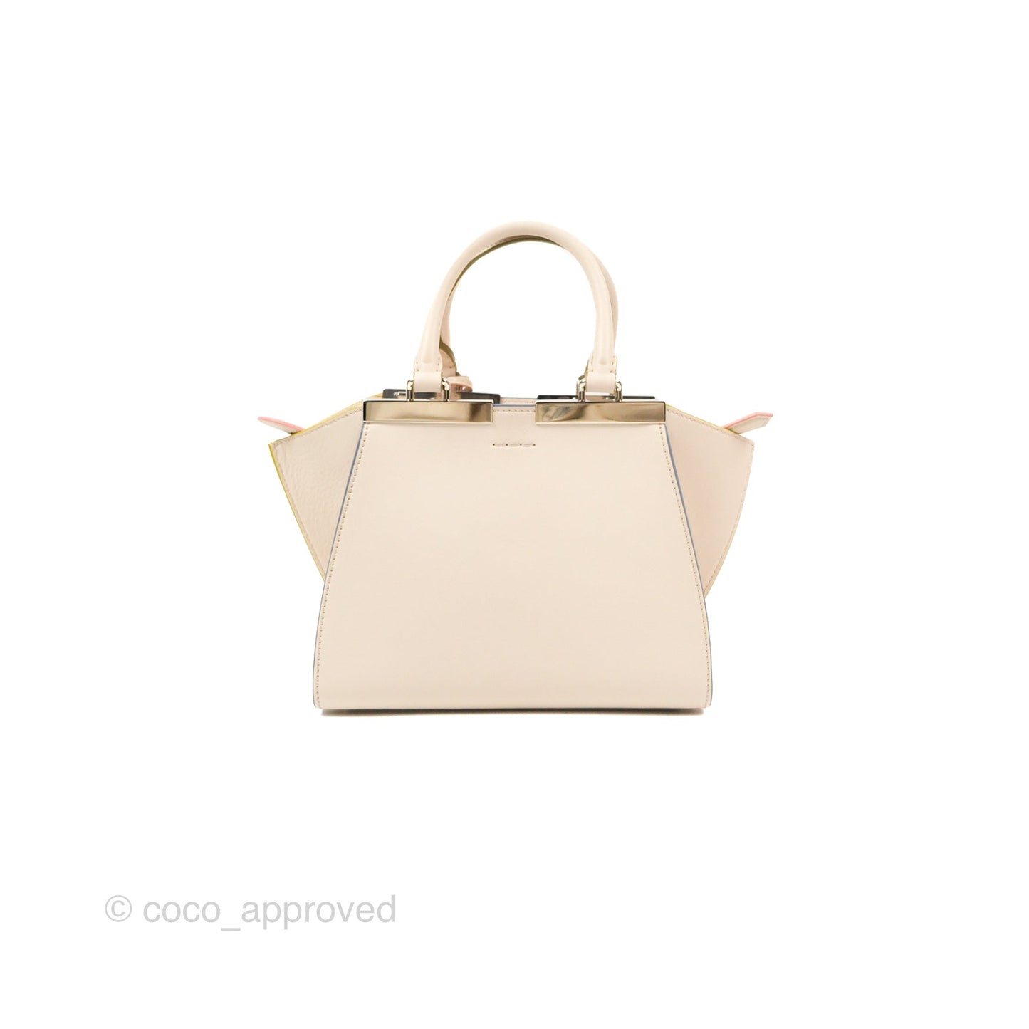 Fendi Petite 3Jours Bag Light Grey Calfskin