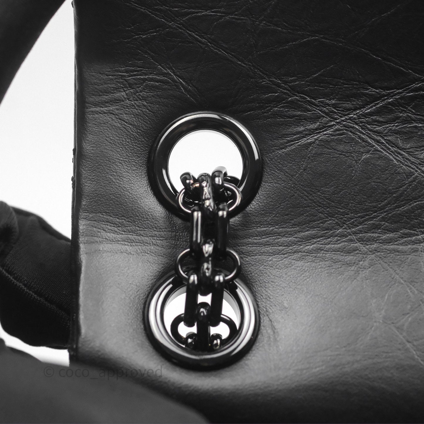 Chanel Quilted Mini Reissue 224 So Black Calfskin