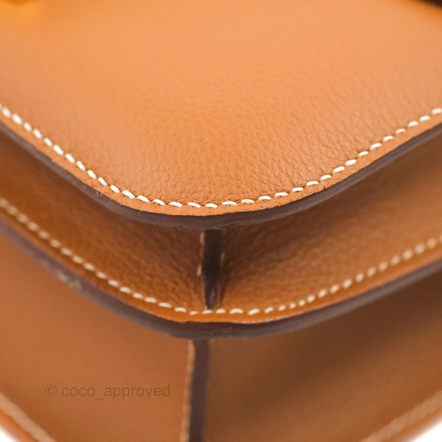 Hermès Constance 24 Gold Evercolor Gold Hardware