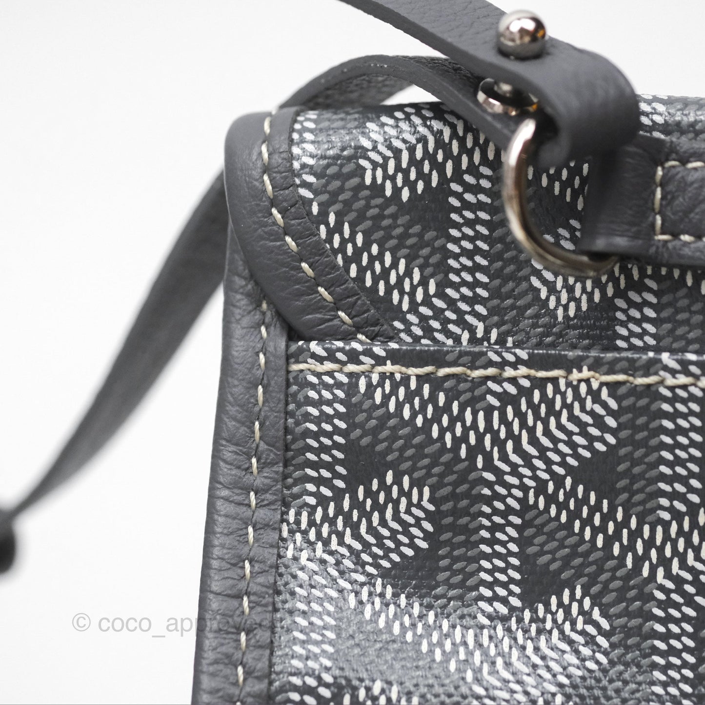 Goyard Bohème Hobo Bag Grey Goyardine Canvas