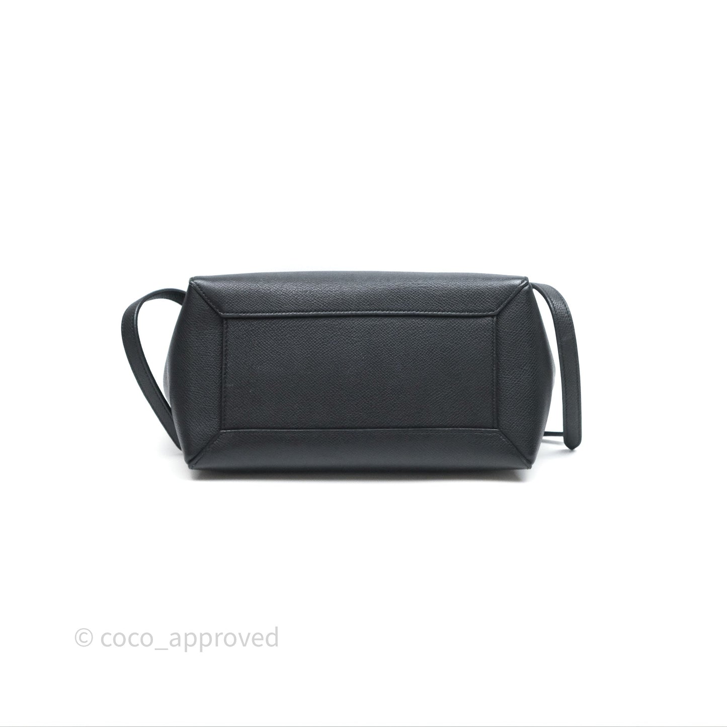 Celine Micro Belt Bag Black Grained Calfskin Gold Hardware