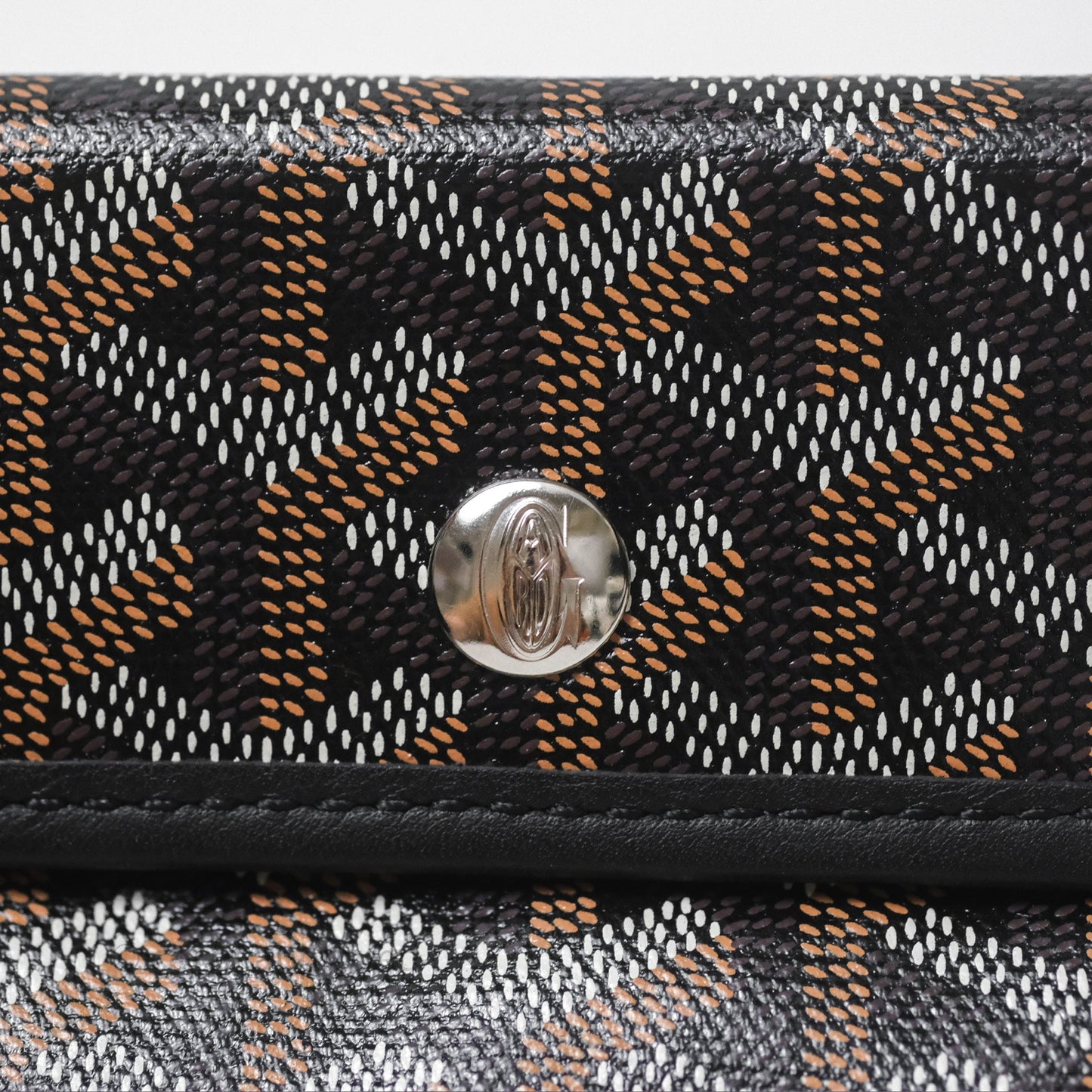 Goyard Anjou Mini Bag Goyardine Canvas Black