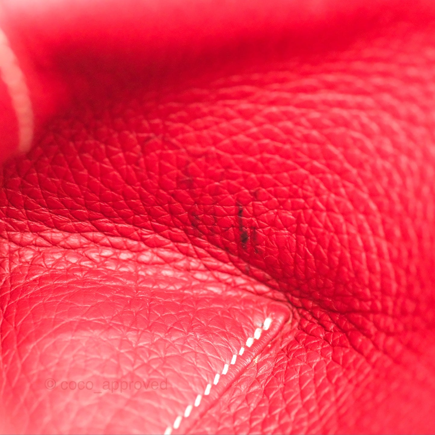 Hermès Double Sens Tote 36 Rouge Casaque Orange Crevette Clemence
