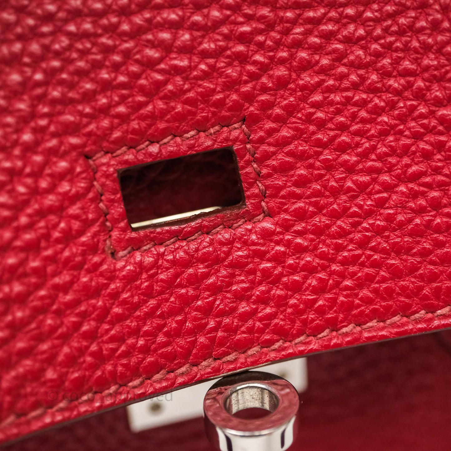 Hermès Birkin 30 Rouge Togo Palladium Hardware
