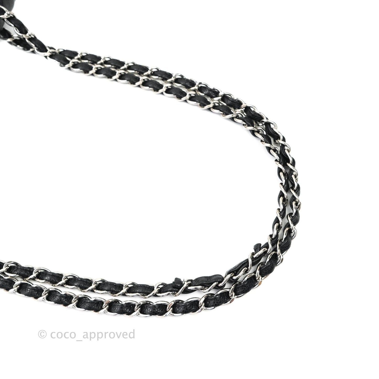 Chanel Jumbo Double Flap Black Caviar Silver Hardware⁣⁣