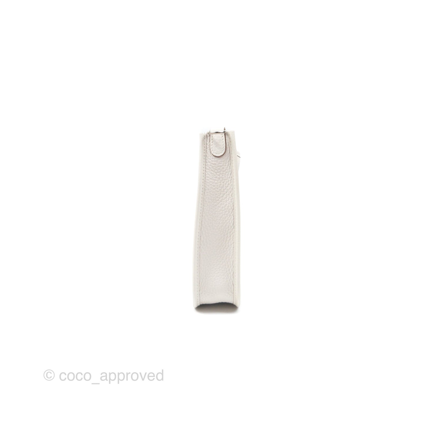 Hermès Mini Evelyne 16 Gris Pale M4 Clemence Palladium Hardware