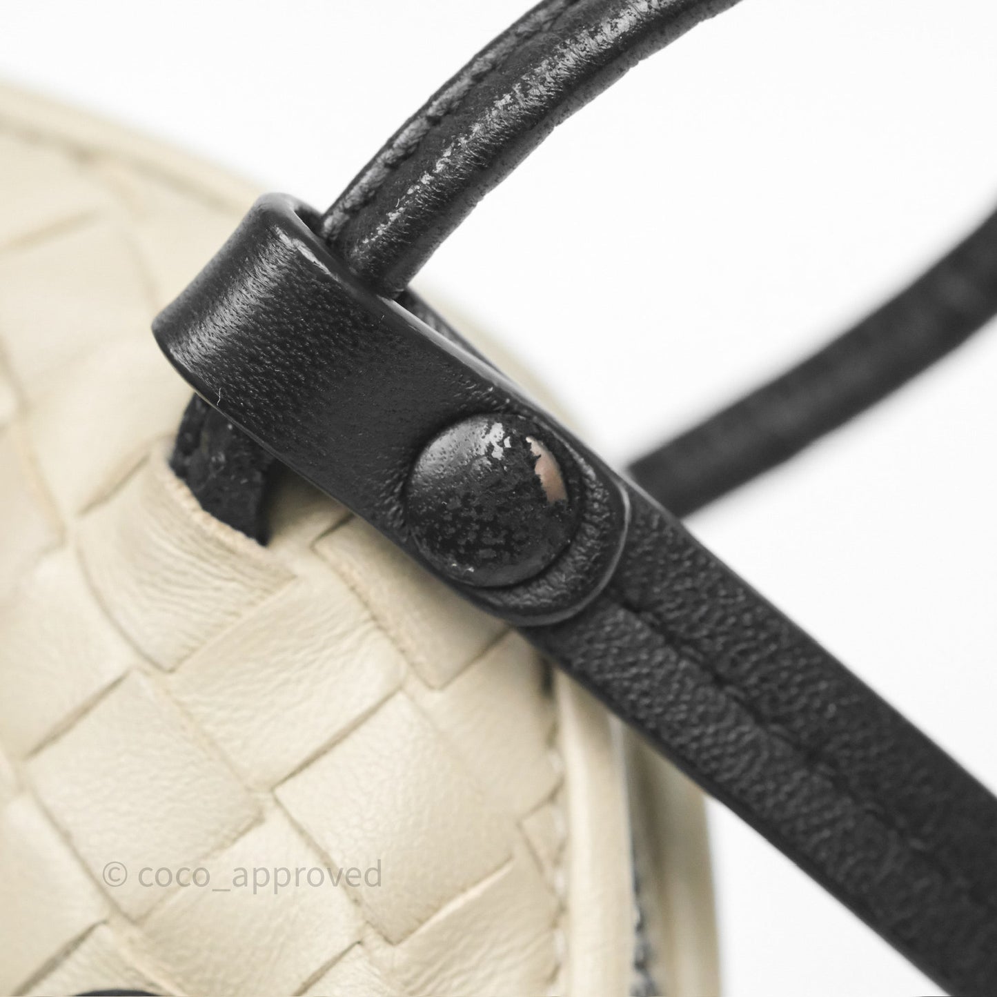 Bottega Veneta Nodini Crossbody Bag Cement Abstract Nappa Intrecciato