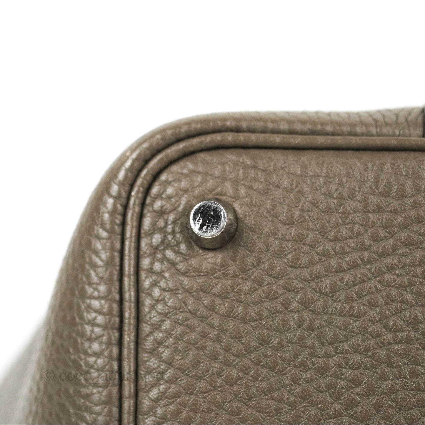 Hermès Picotin Lock 18 Etain Taurillon Clemence Palladium Hardware