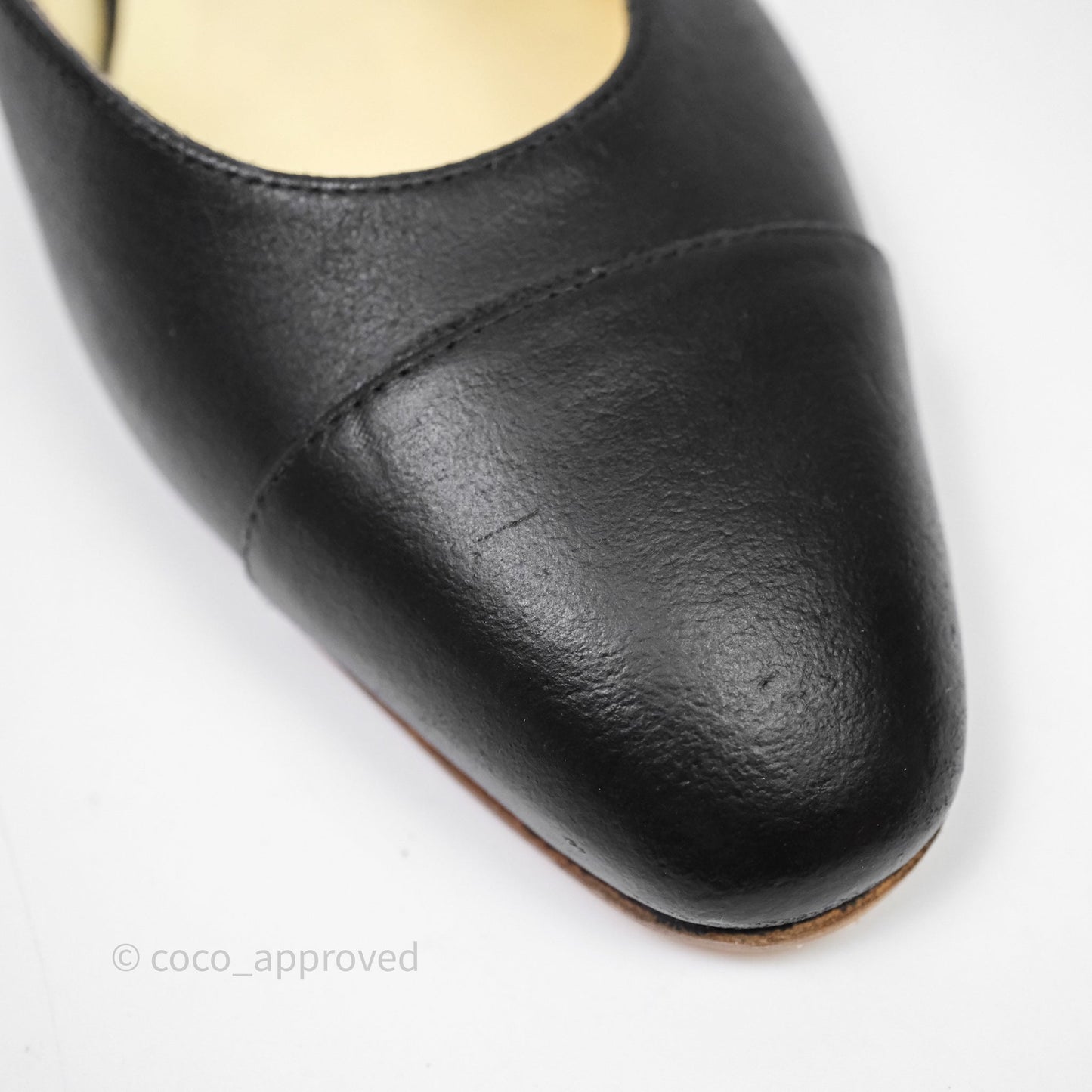 Chanel Classic Slingback Black Size 38