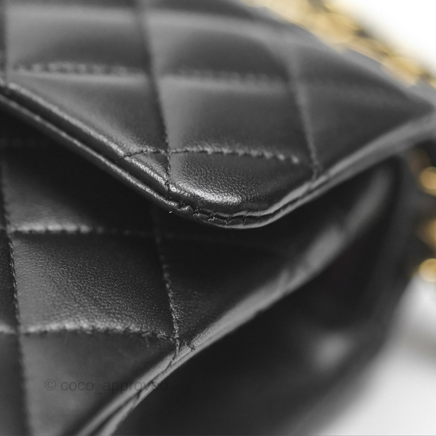 Chanel Vintage CC Duma Backpack Black Lambskin 24K Gold Hardware