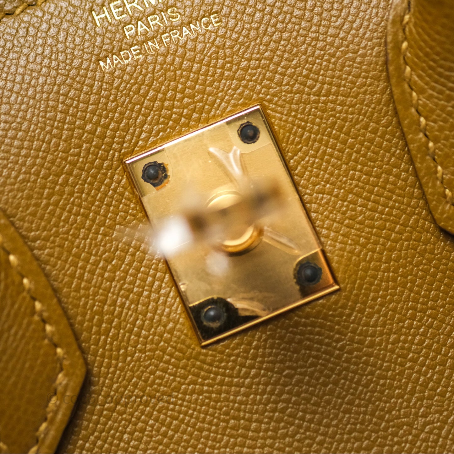 Hermès Birkin 25 Sellier Bronze Dore U8 Madame Gold Hardware