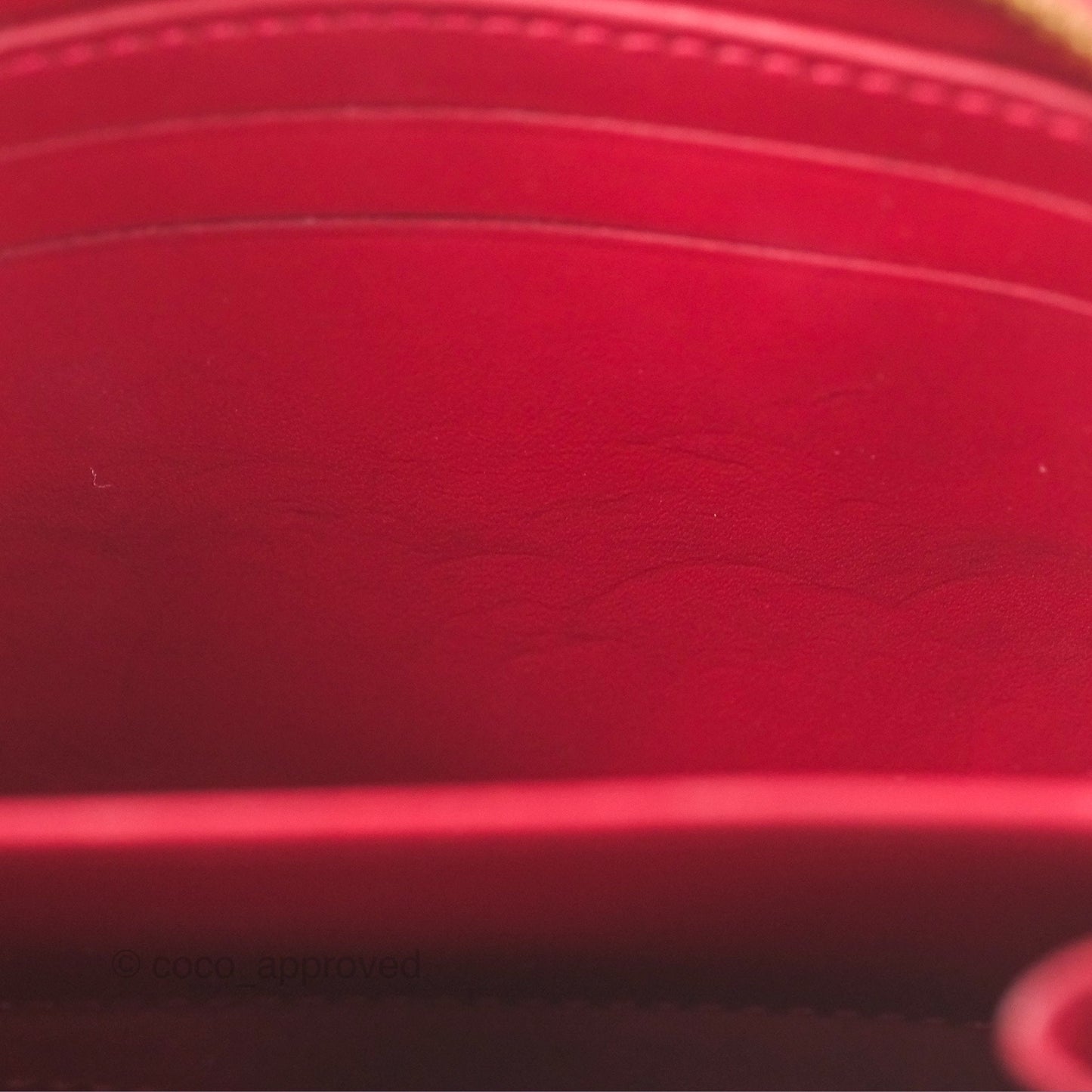 Louis Vuitton Vernis Zippy Coin Purse Rouge Grenadine Patent