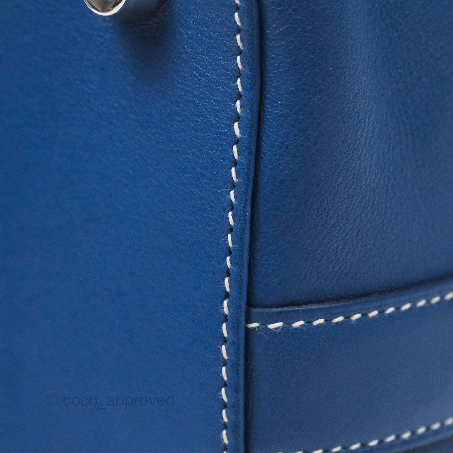Hermès ToolBox 20 Bleu Agate R2 Swift Palladium Hardware