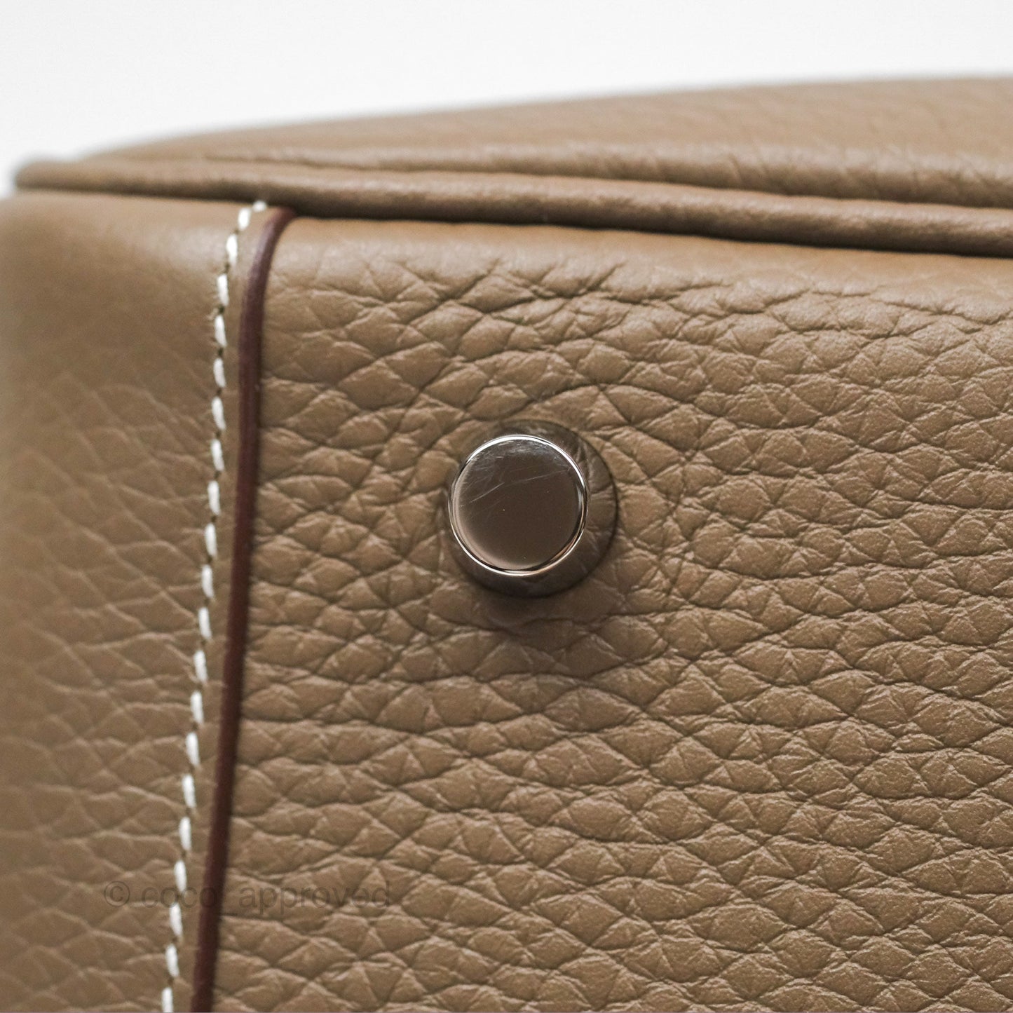 Hermès Lindy 26 Etoupe 18 Clemence Palladium Hardware