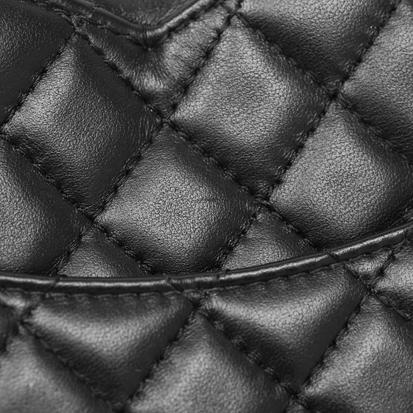 Chanel Large Heart Bag Black Lambskin Gold Hardware 22S