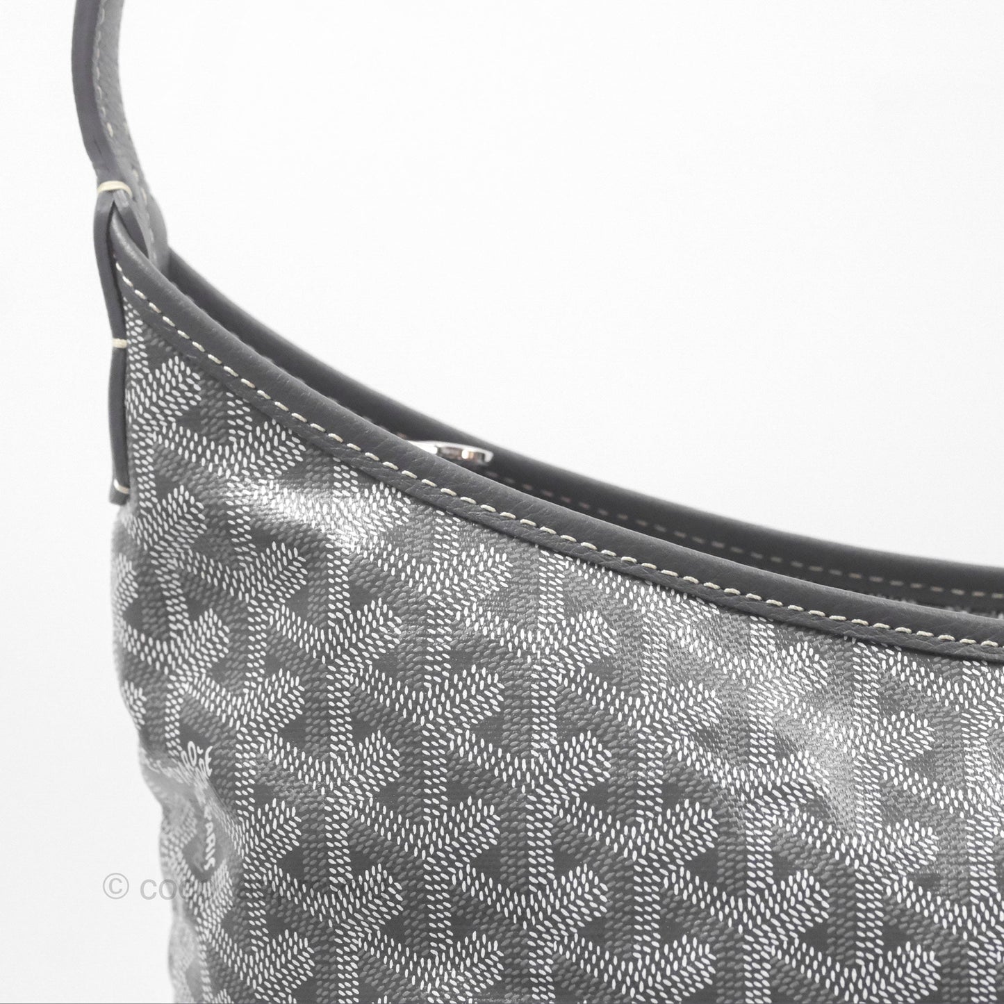 Goyard Bohème Hobo Bag Grey Goyardine Canvas