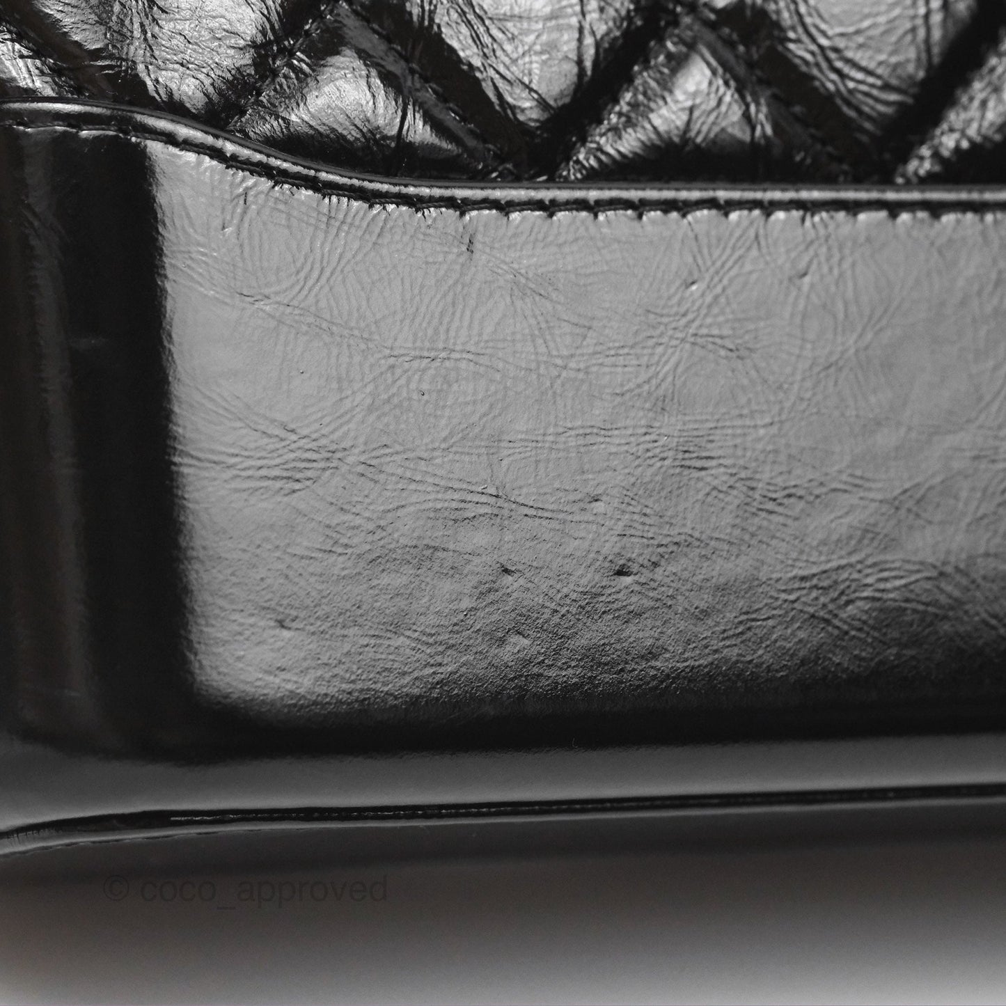 Chanel New Medium Gabrielle Hobo Quilted Black Glazed Aged Calfskin