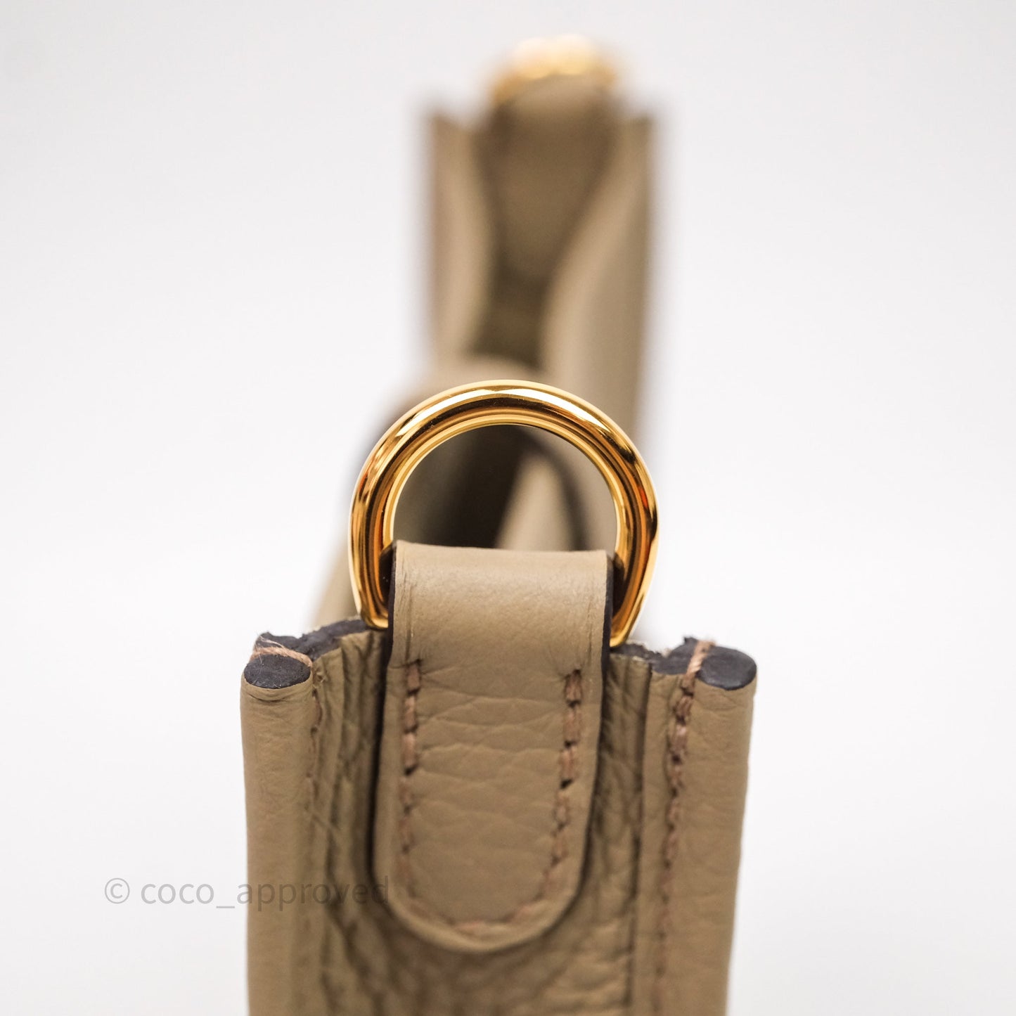 Hermes Mini Evelyne 16 Amazone Beige Marfa 8Q Gold Hardware