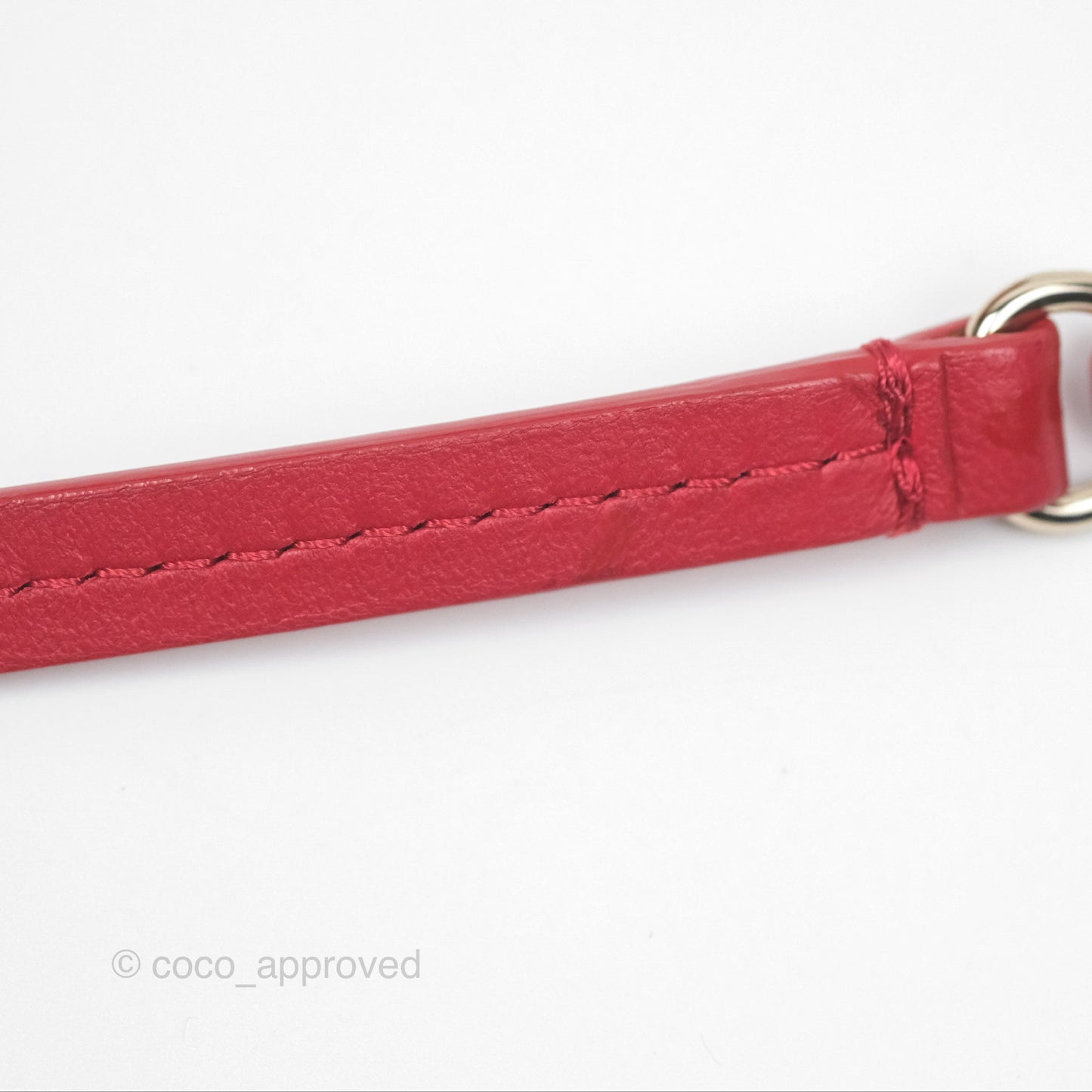 Chanel Easy Carry Flap Bag With Handle Red Lambskin Gold Hardware