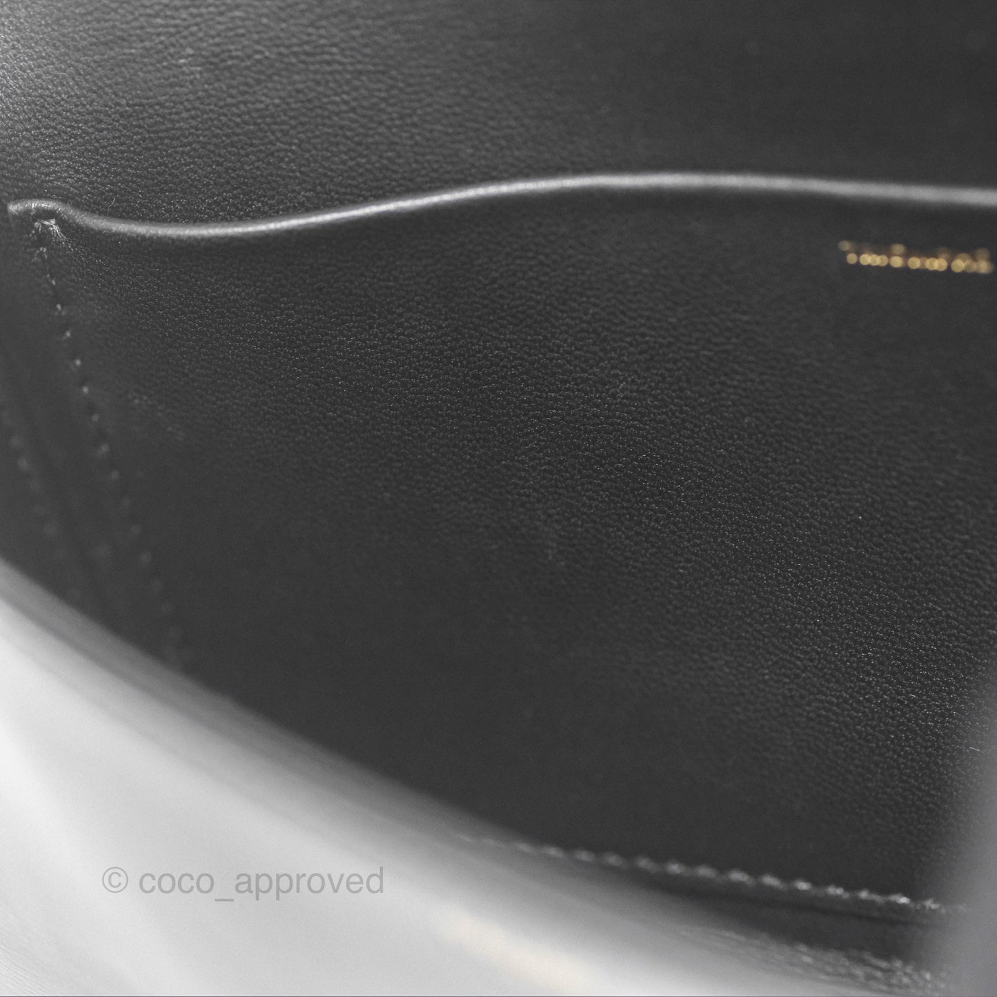 Celine Triomphe Shoulder Bag Black Calfskin