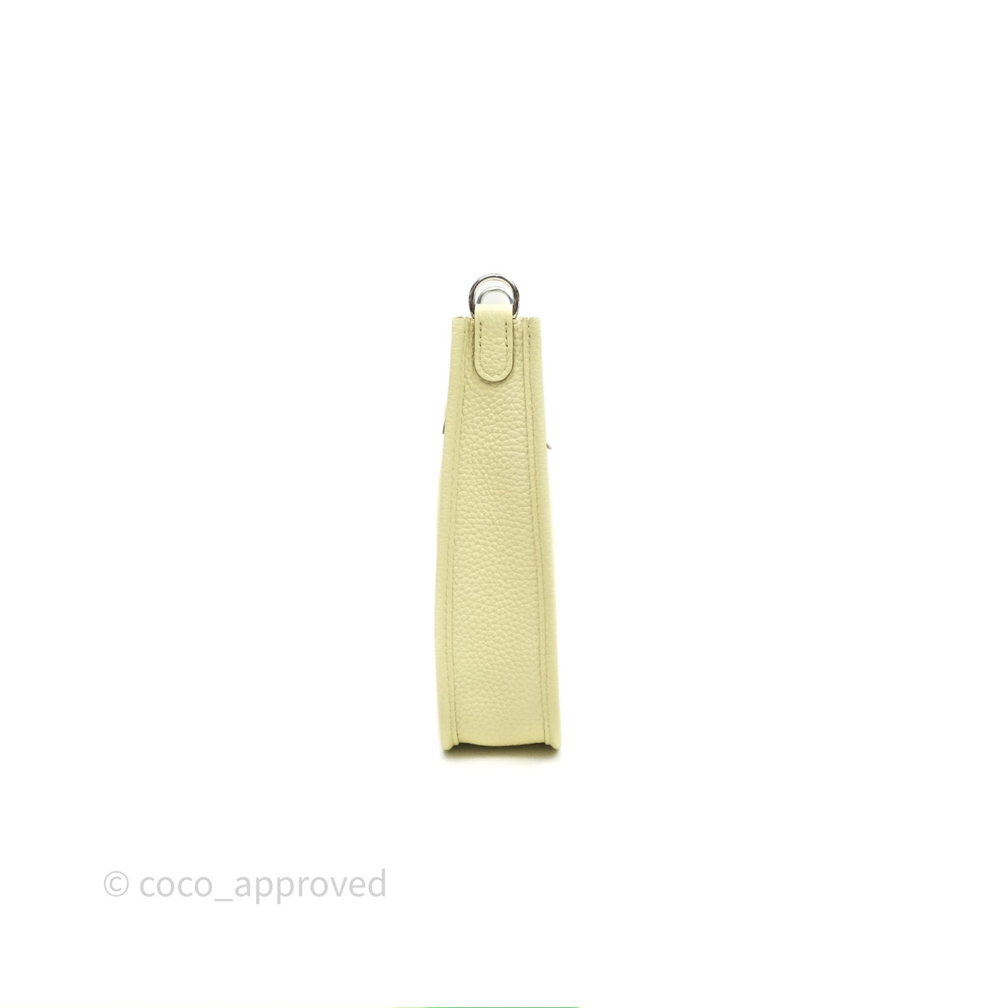 Hermès Mini Evelyne 16 Jaune Milton I8 Clemence Palladium Hardware