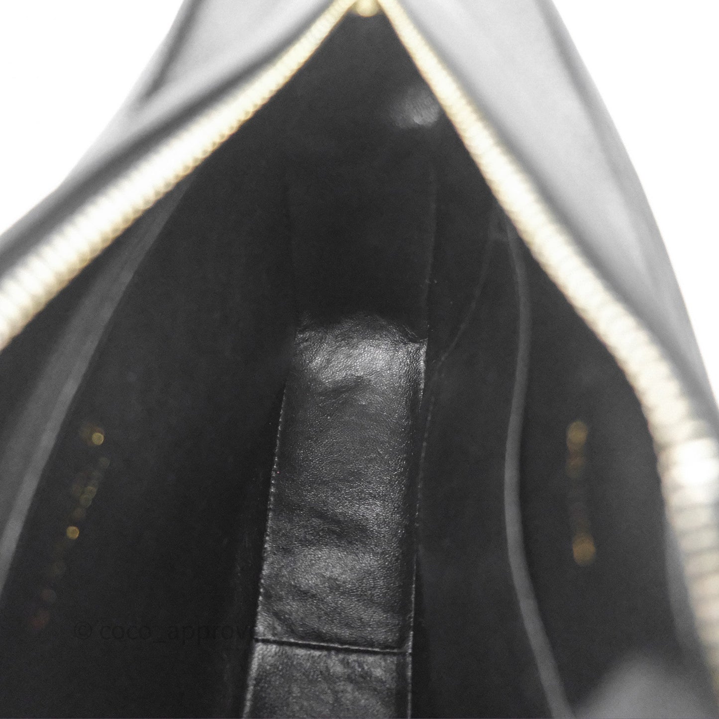 Chanel Vintage CC Camera Bag Black Caviar 24 Gold Hardware