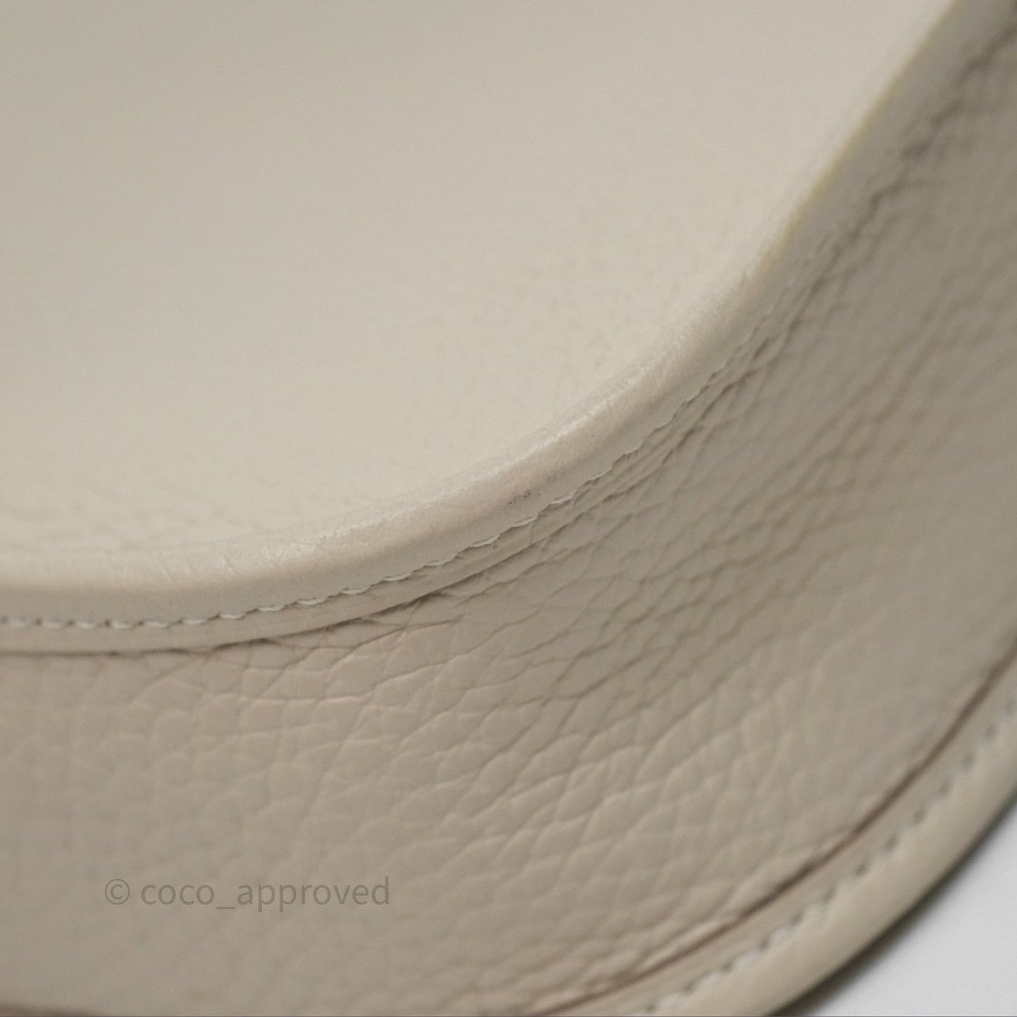 Hermès Mini Evelyne Craie 10 Clemence Palladium Hardware