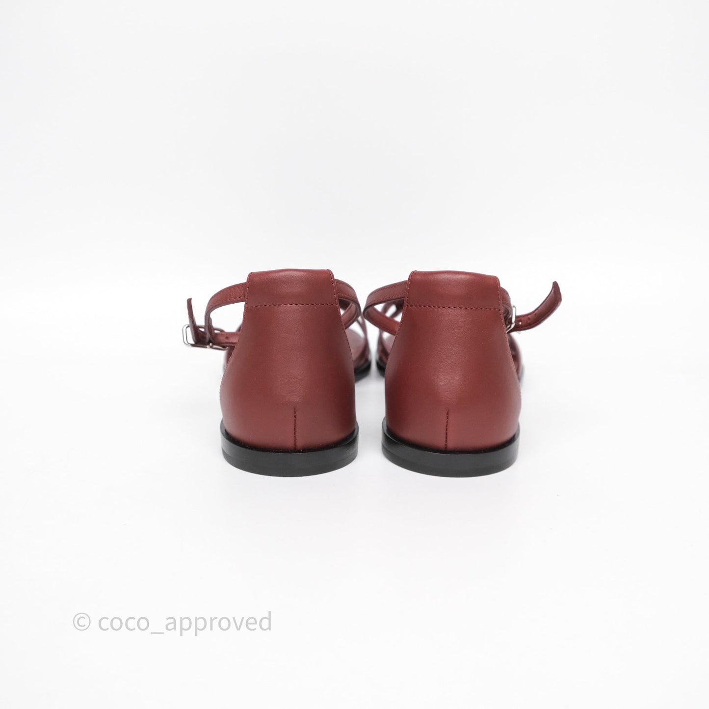 Hermes Sandales Santorini Rouge Tomette Size 36.5