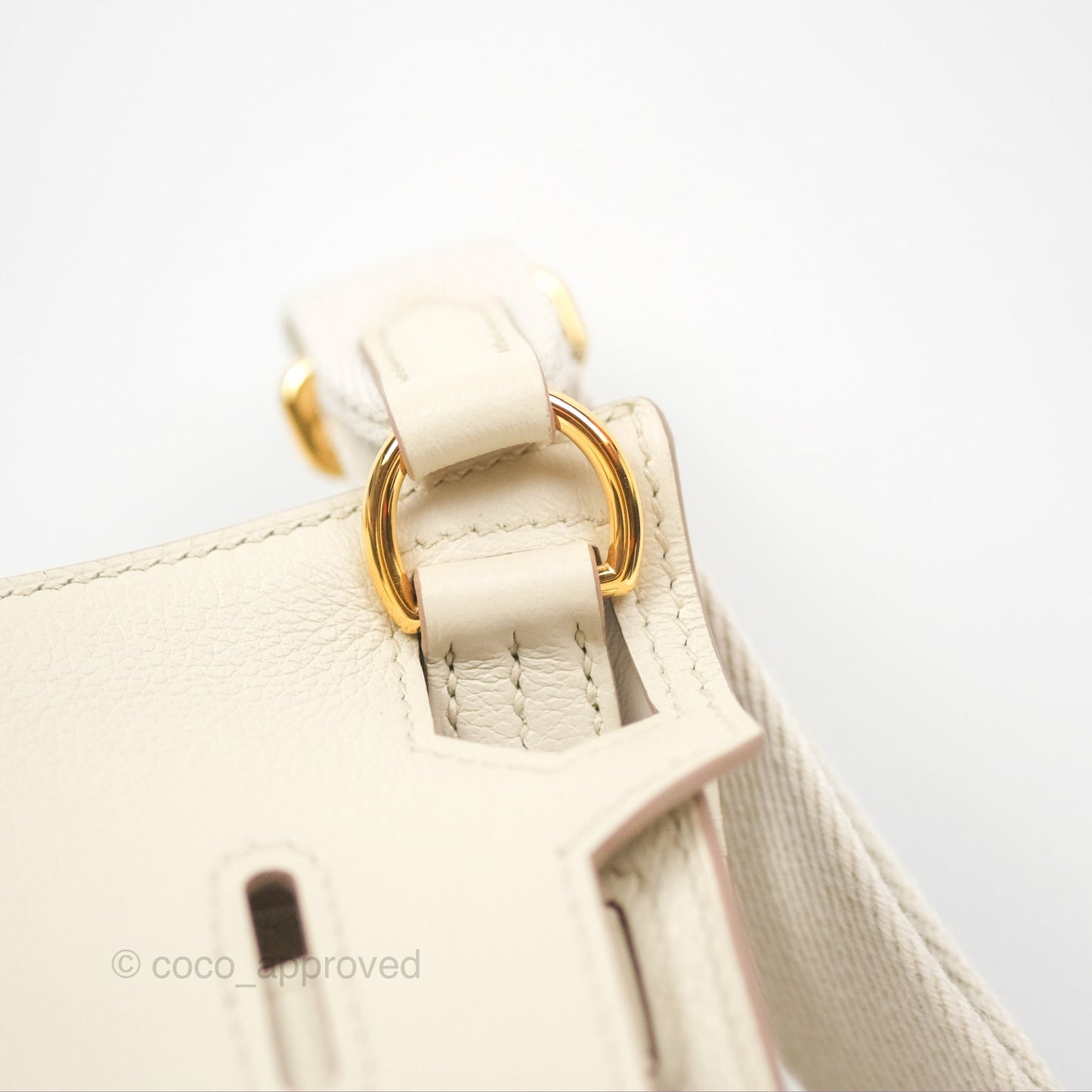 Hermès Mini Jypsiere Beton Evercolor Gold Hardware