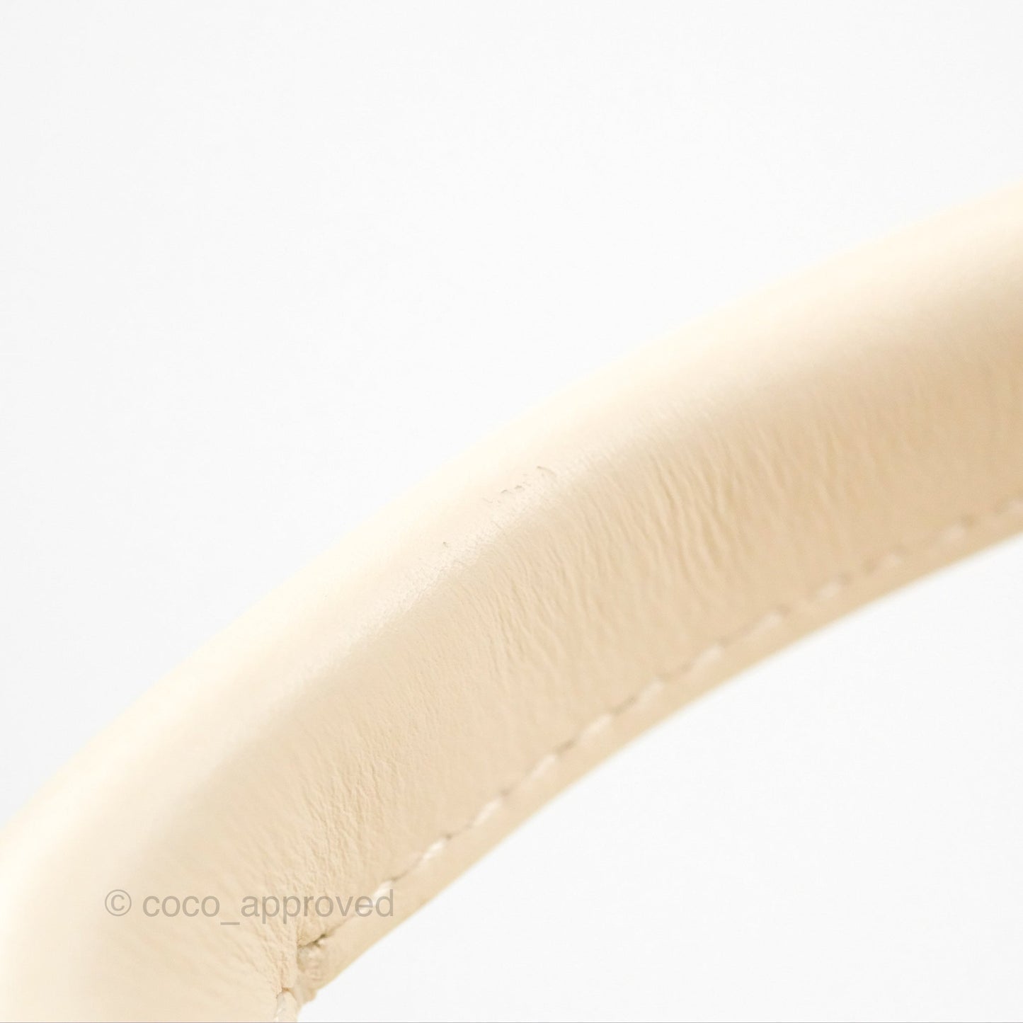 Chanel New Small Deauville Cream Ivory Canvas