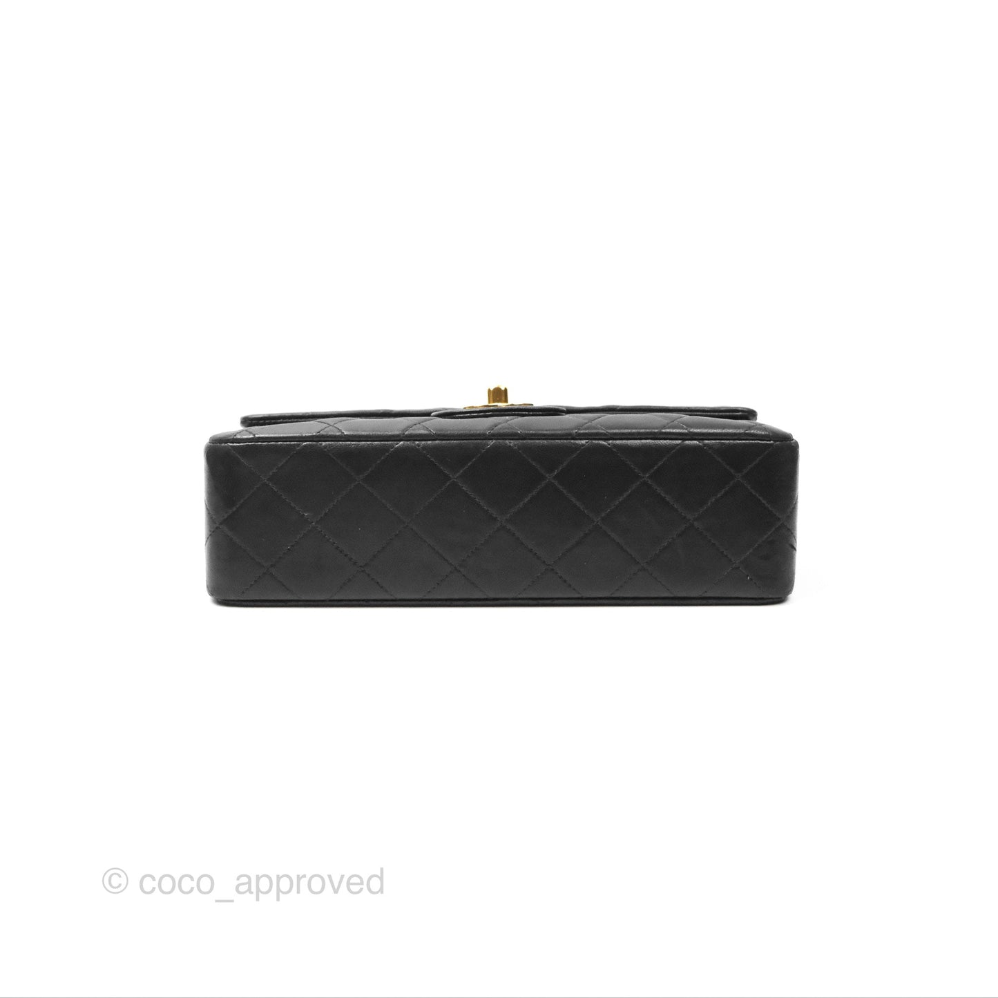 Chanel Classic Vintage Small Flap Black Lambskin 24K Gold Hardware