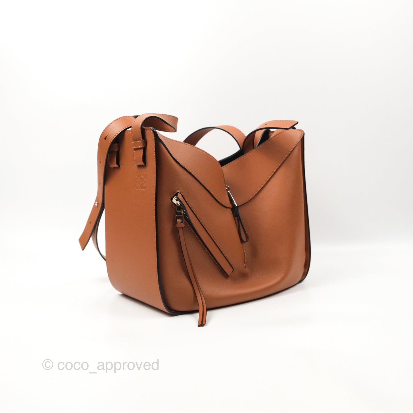 Loewe Hammock Small Shoulder Bag Tan