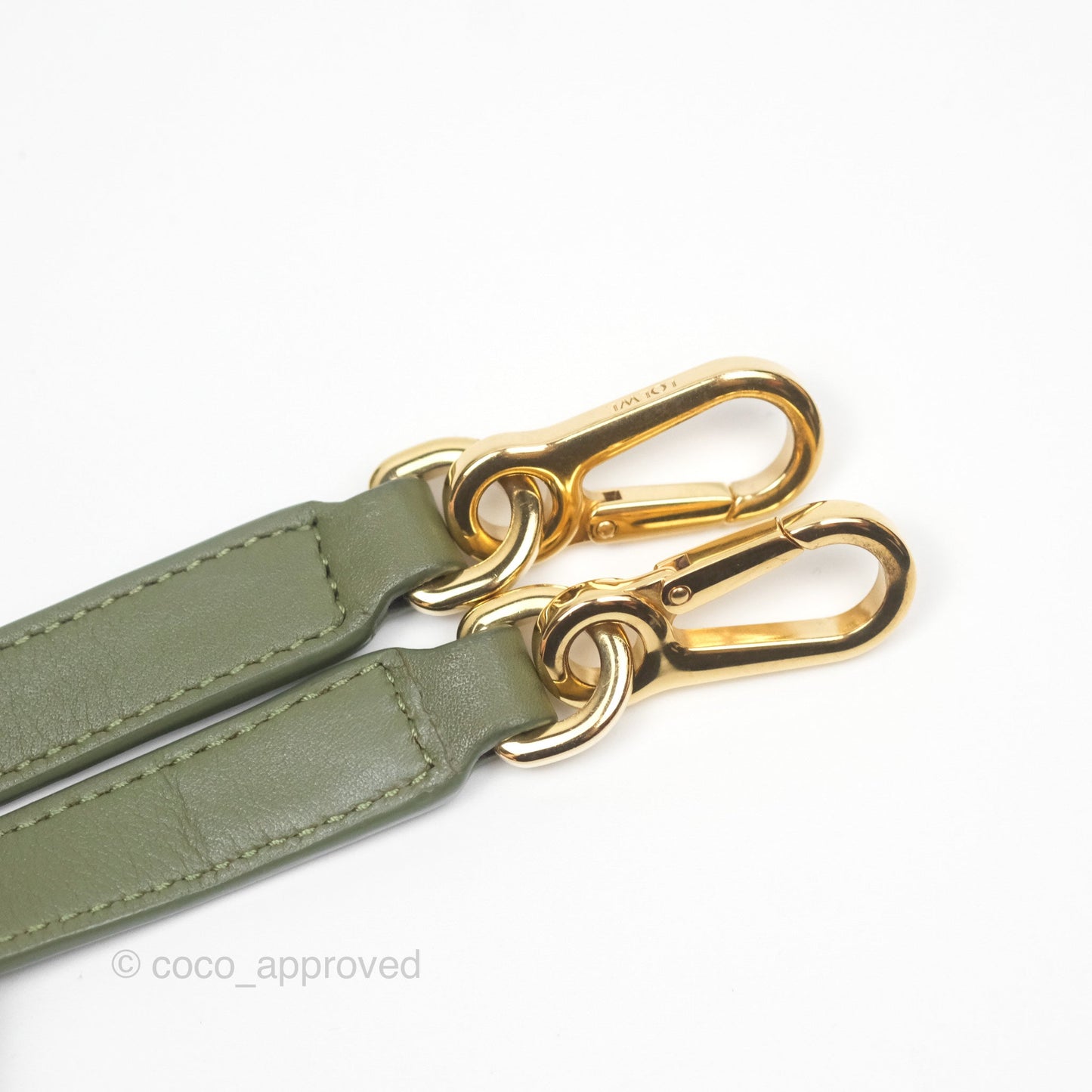 Loewe Amazona 19 Square Green/ Avocado Green in Anagram Jacquard and Calfskin