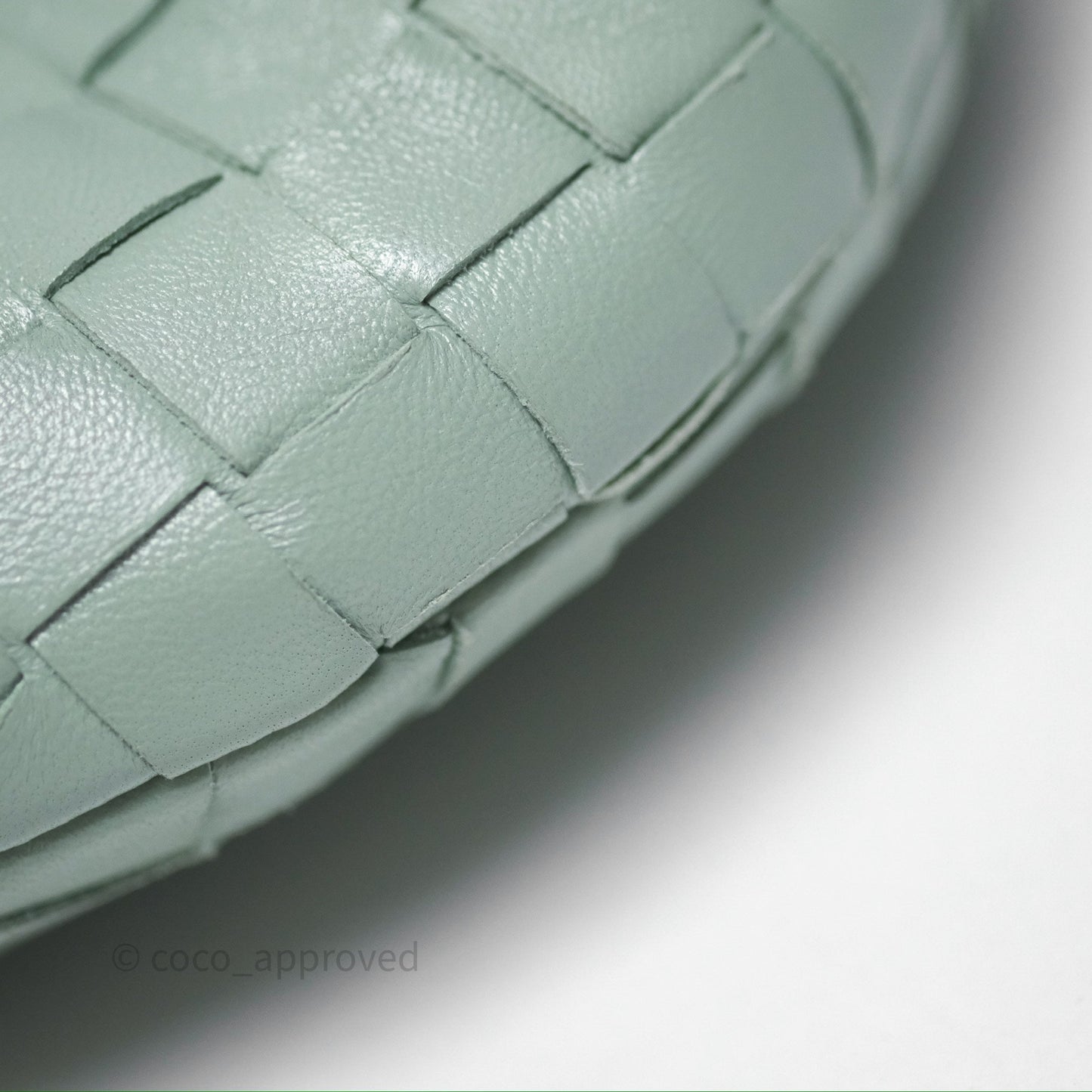 Bottega Veneta Mini Jodie Bag Intrecciato Green Lambskin Gold Hardware⁣⁣