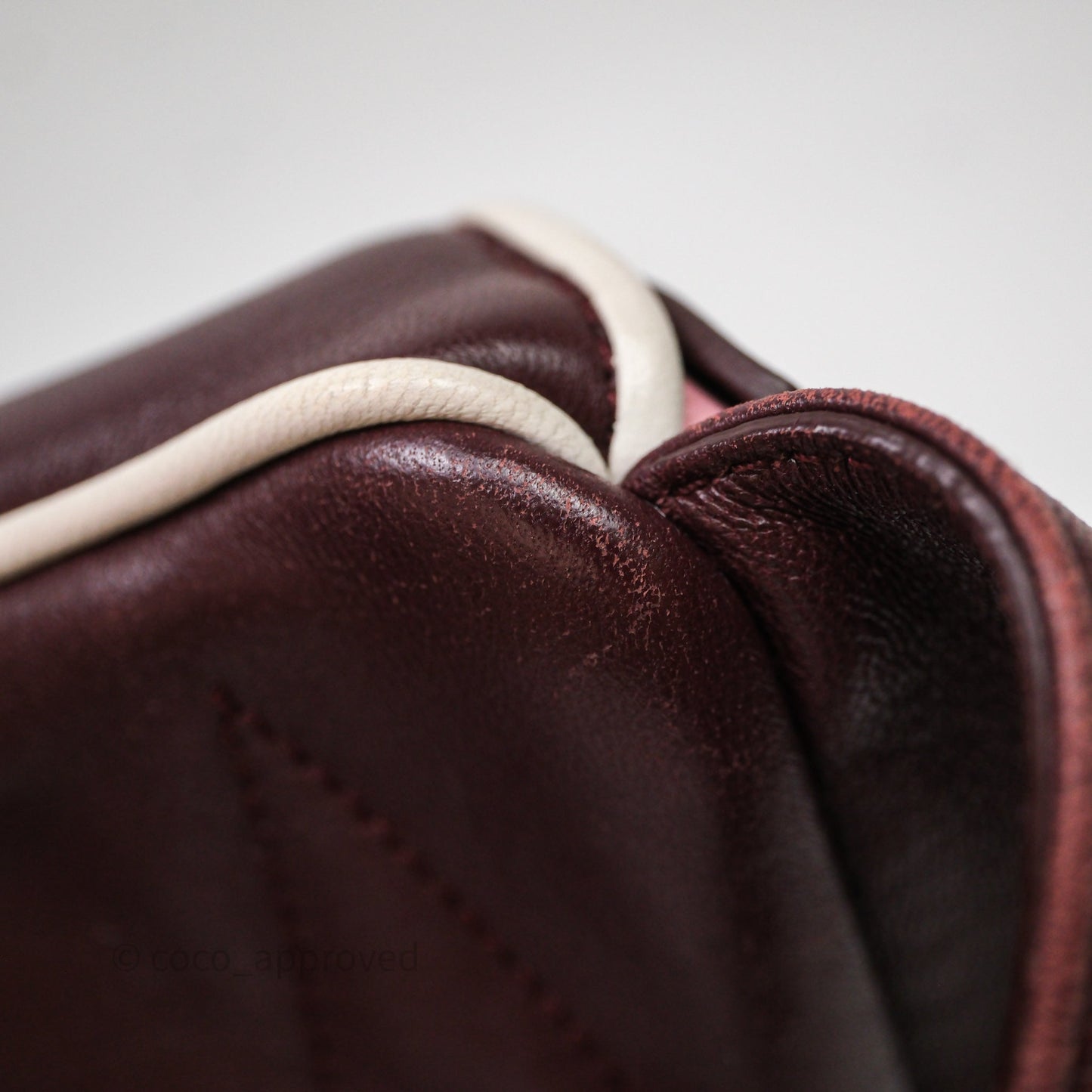 Miu Miu Bumbag Burgundy/Pink Gold Hardware