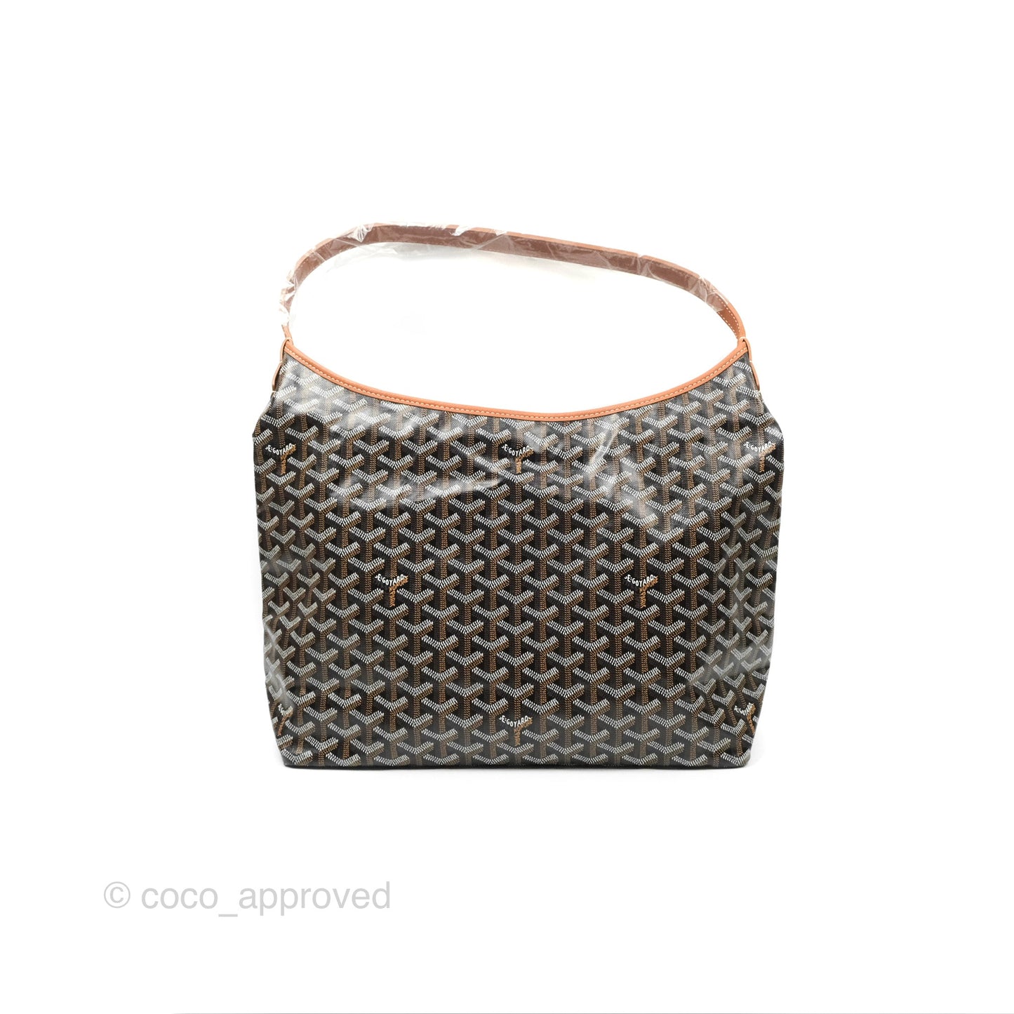 Goyard Bohème Hobo Bag Black & Tan