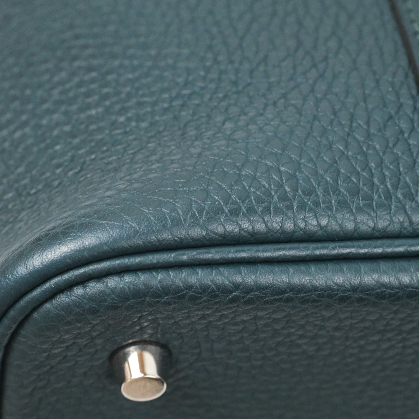Hermès Picotin Lock 22 Vert Cypress 6O Clemence Palladium Hardware