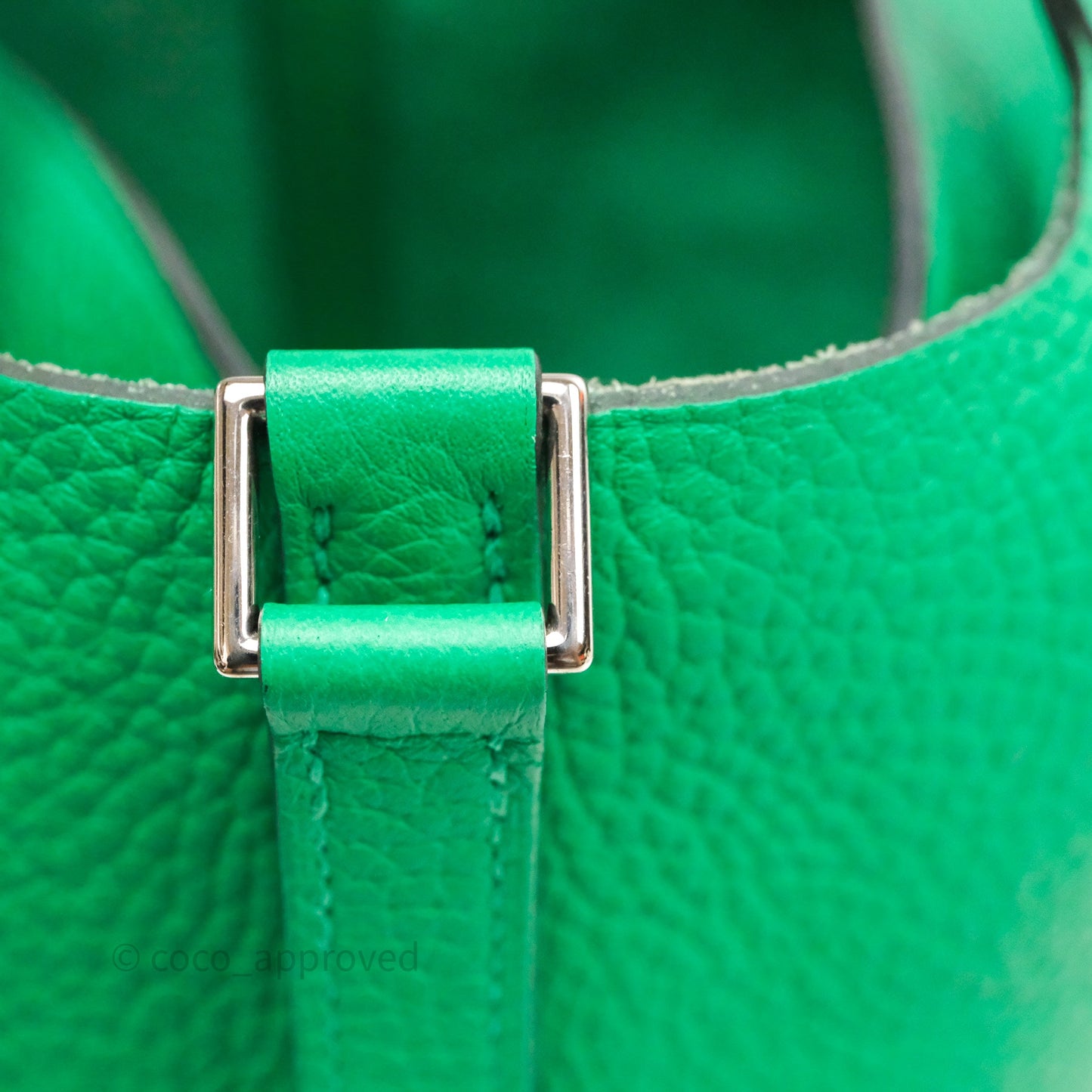 Hermès Picotin 18 Vert Jade 16 Clemence Palladium Hardware