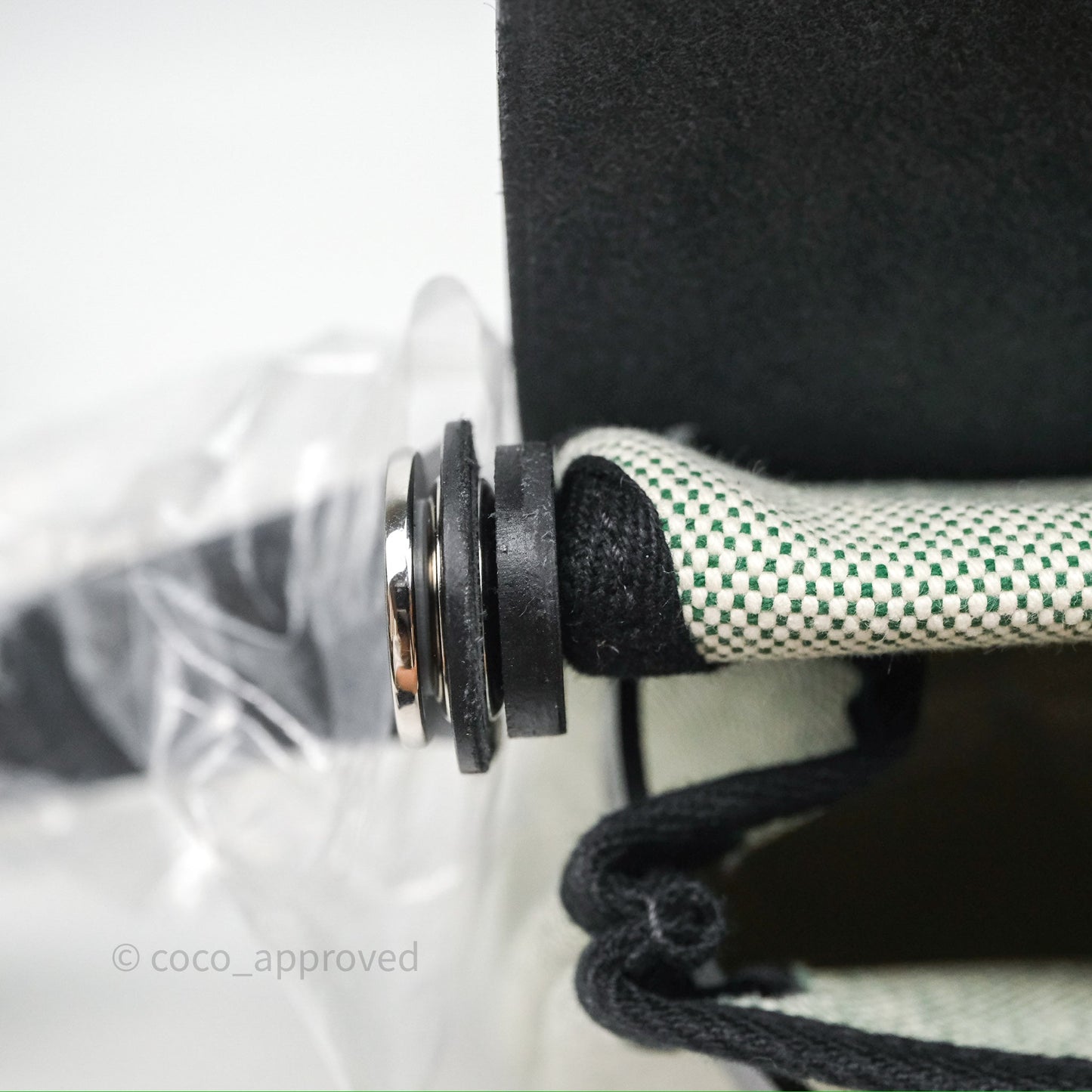 Hermès Herbag Zip 20 MinI Vert Moyen 65 Noir 89 Palladium Hardware