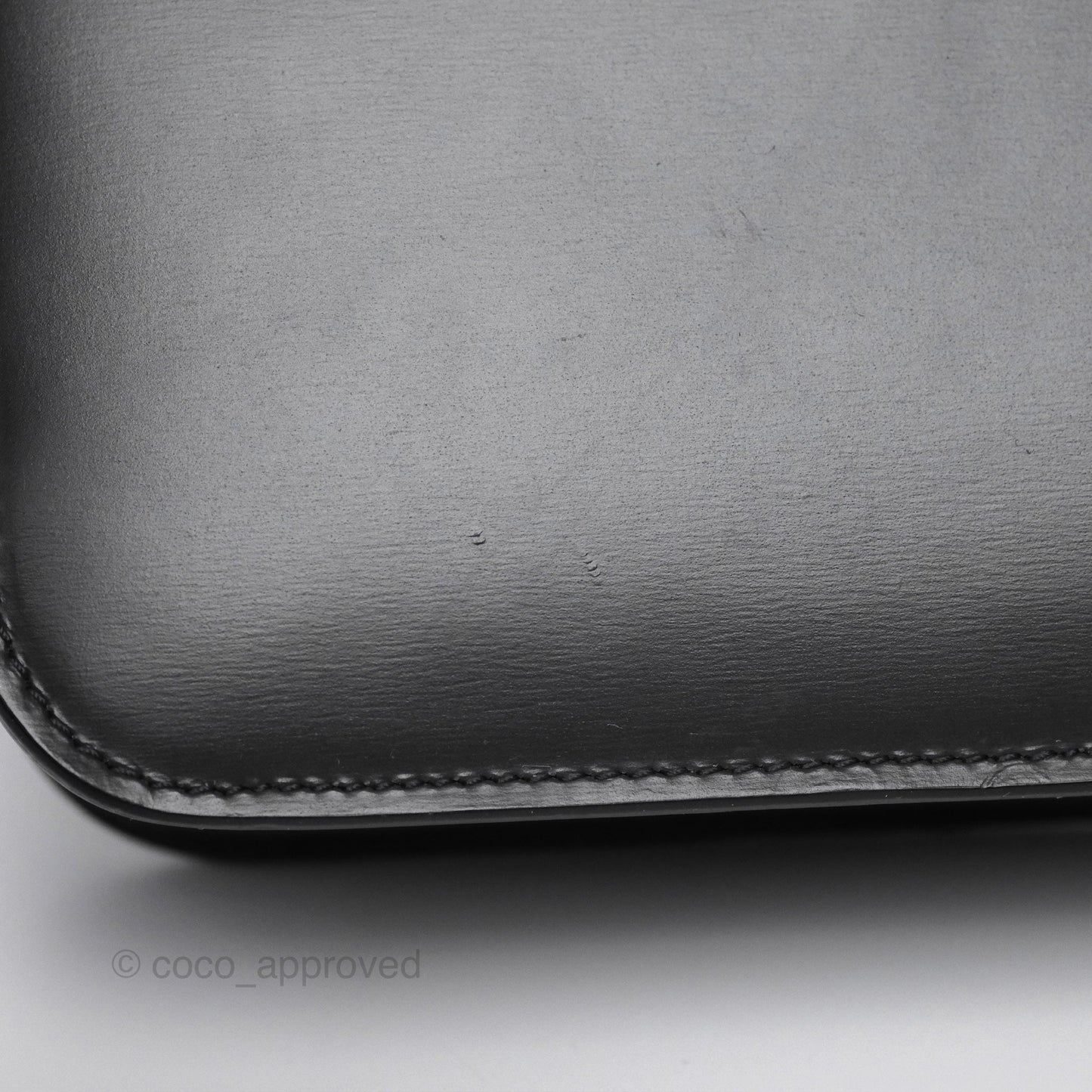 Celine Teen Classic Box Flap Dark Grey Box Calfskin