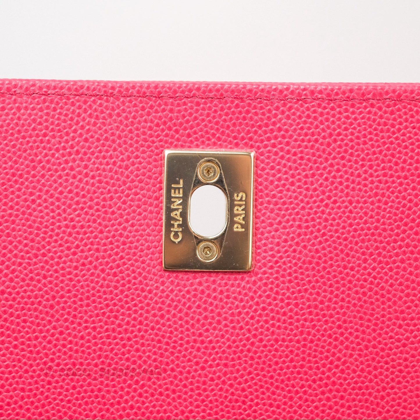 Chanel Quilted Business Affinity Backpack Dark Pink Caviar Gold Hardware