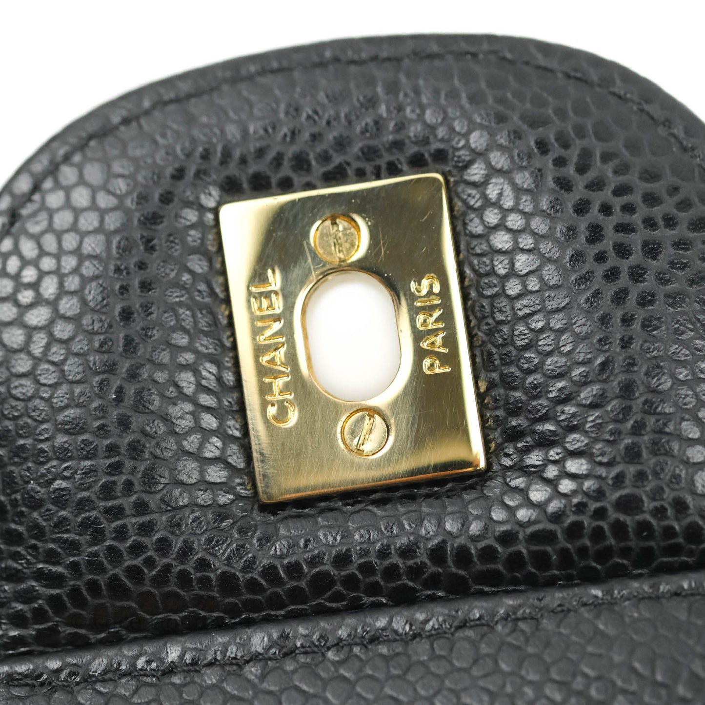 Chanel Jumbo Double Flap Black Caviar Gold Hardware⁣⁣