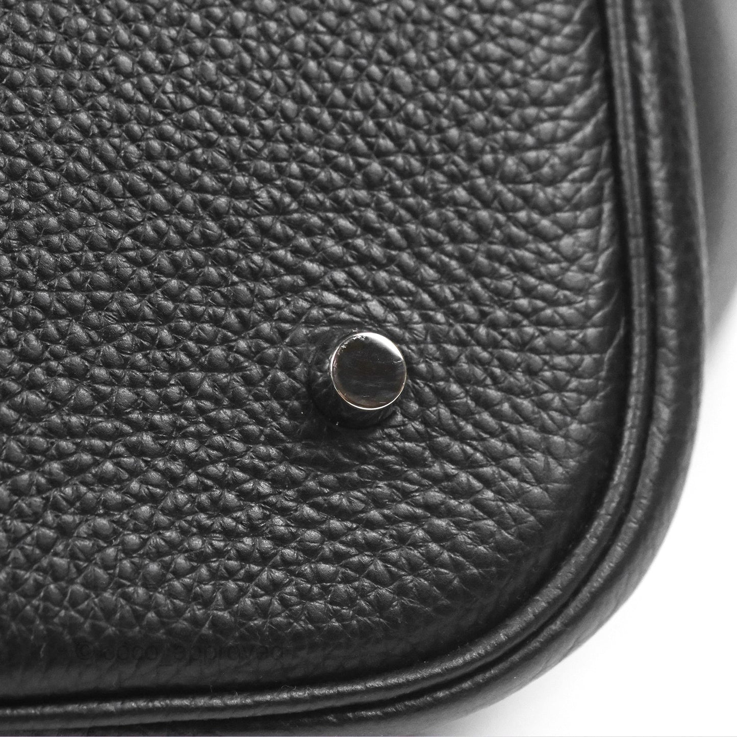Hermès Picotin TGM 30 Black Clemence Palladium Hardware