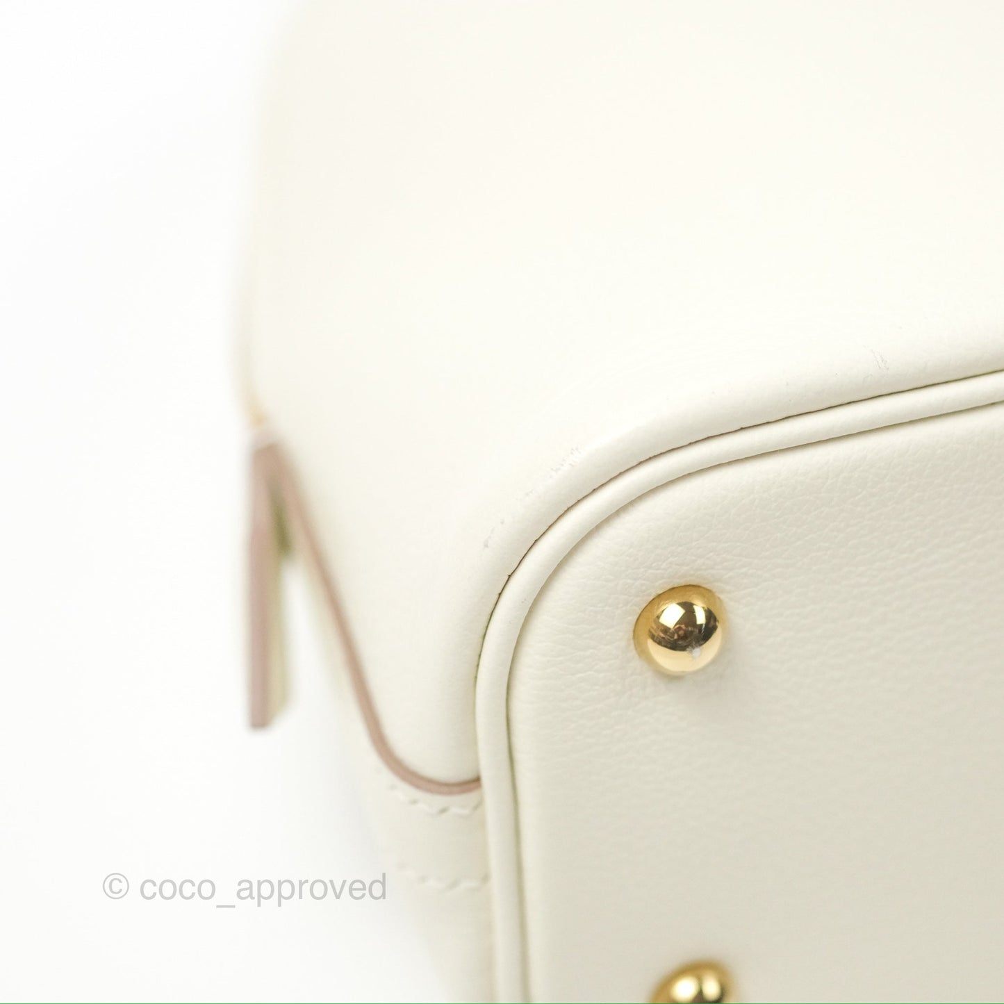 Hermès Bolide 1923 25 Mushroom 0T/Biscuit 48 Evercolor Gold Hardware